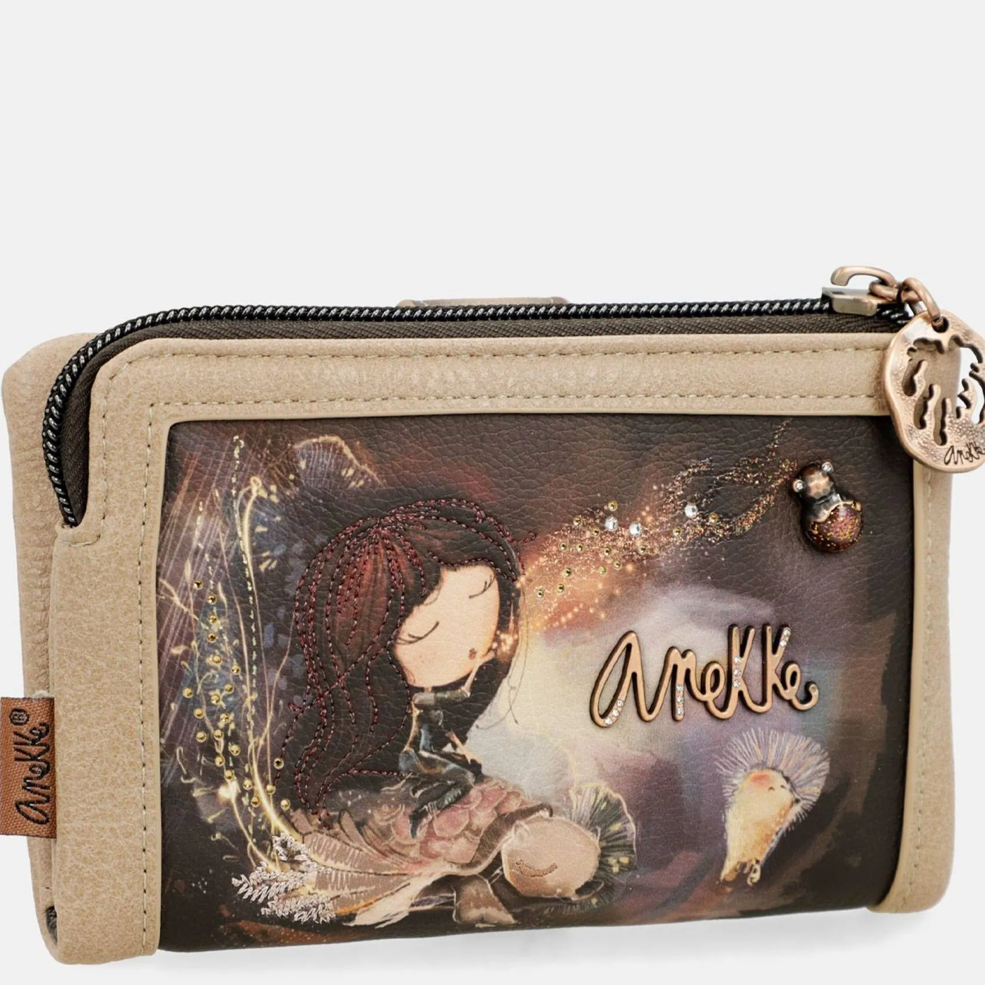 Anekke Portefeuilles Femme*Portefeuille moyen Dreamverse RFID Marron