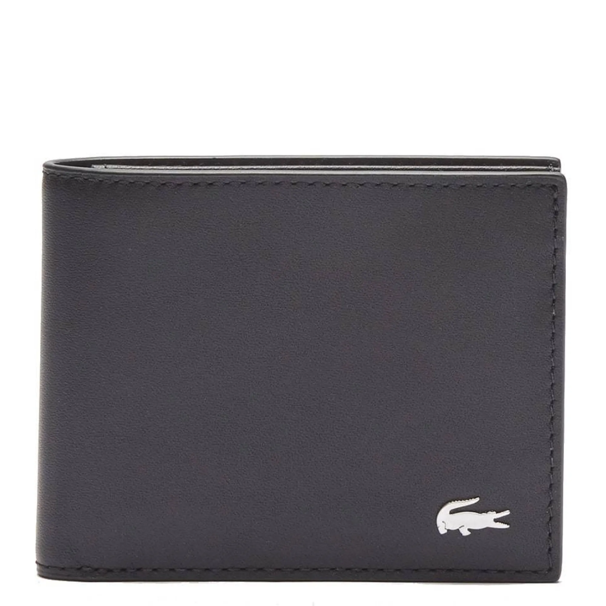 Lacoste Portefeuilles Homme | Porte-Cartes Homme*Portefeuille porte-cartes en cuir Fitzgerald Noir