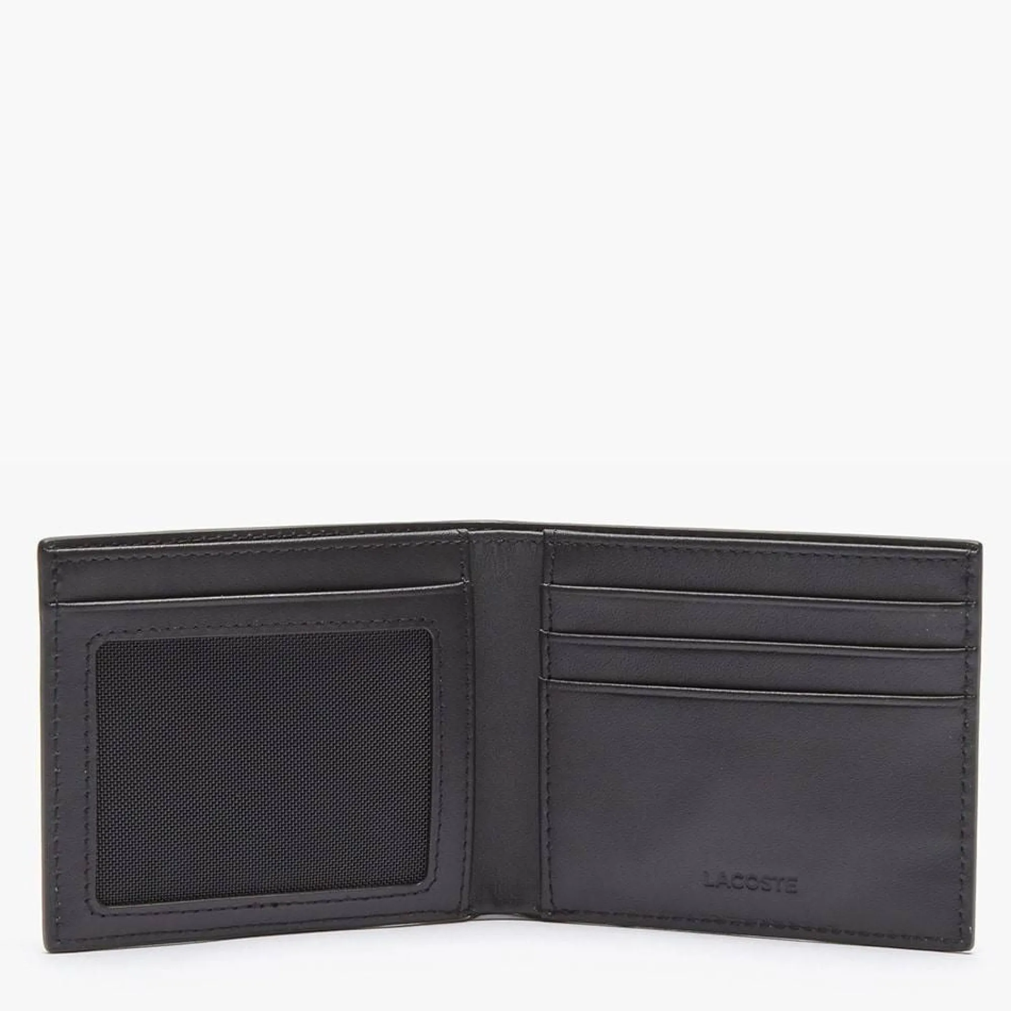 Lacoste Portefeuilles Homme | Porte-Cartes Homme*Portefeuille porte-cartes en cuir Fitzgerald Noir