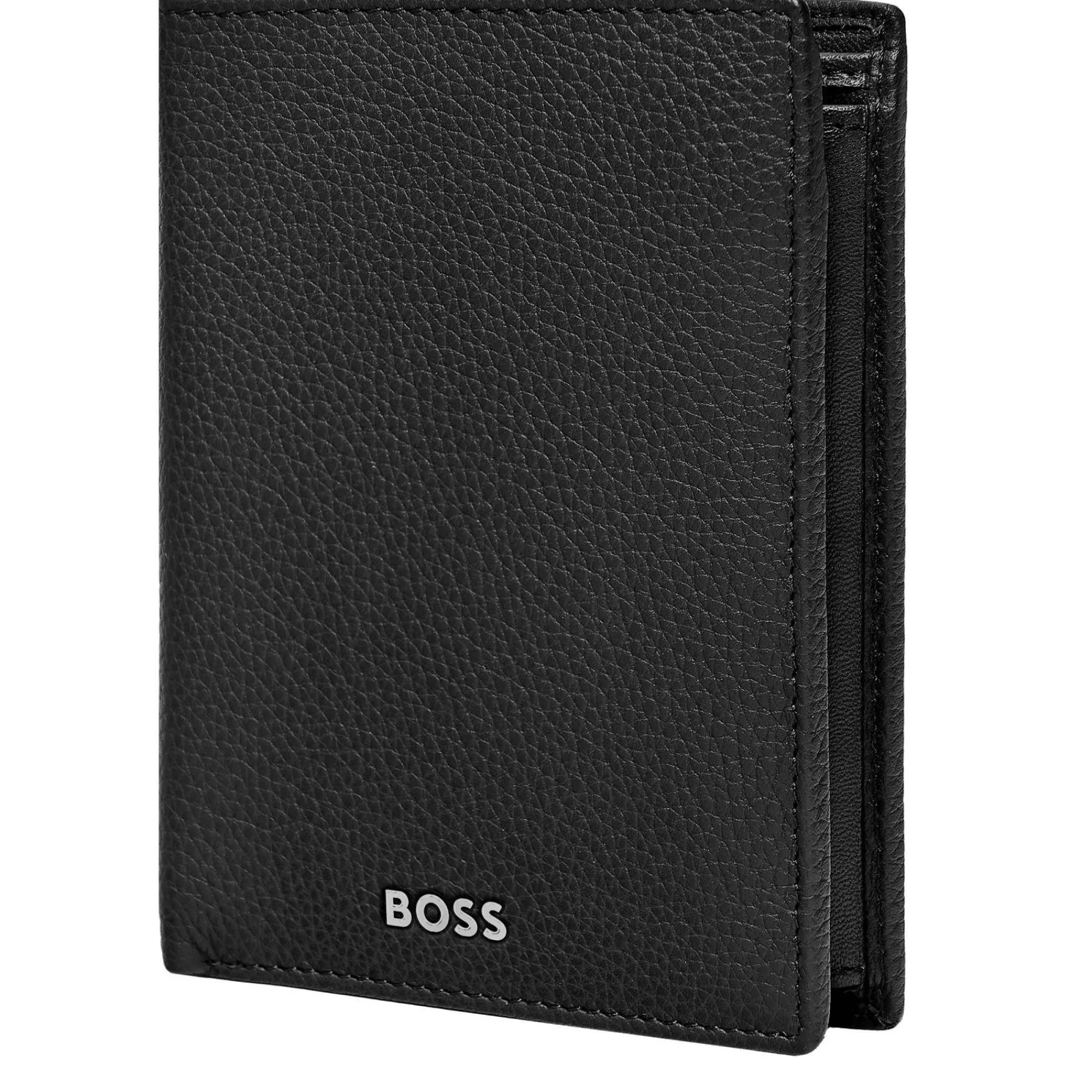 Hugo Boss Portefeuilles Homme*Portefeuille vertical homme Classic Grained Noir