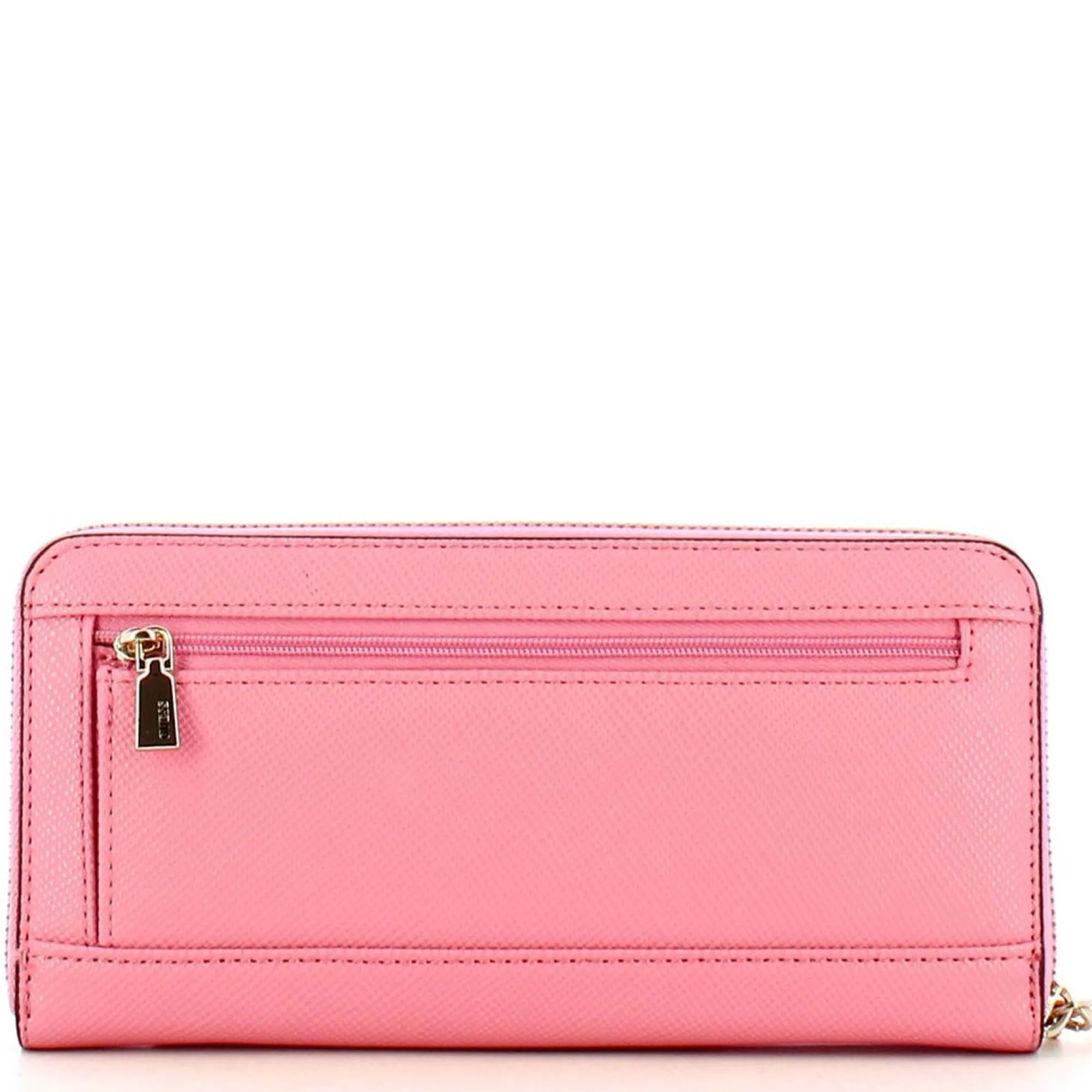 Guess Porte-Monnaie Femme*Portefeuille zippe Laurel saffiano Rose