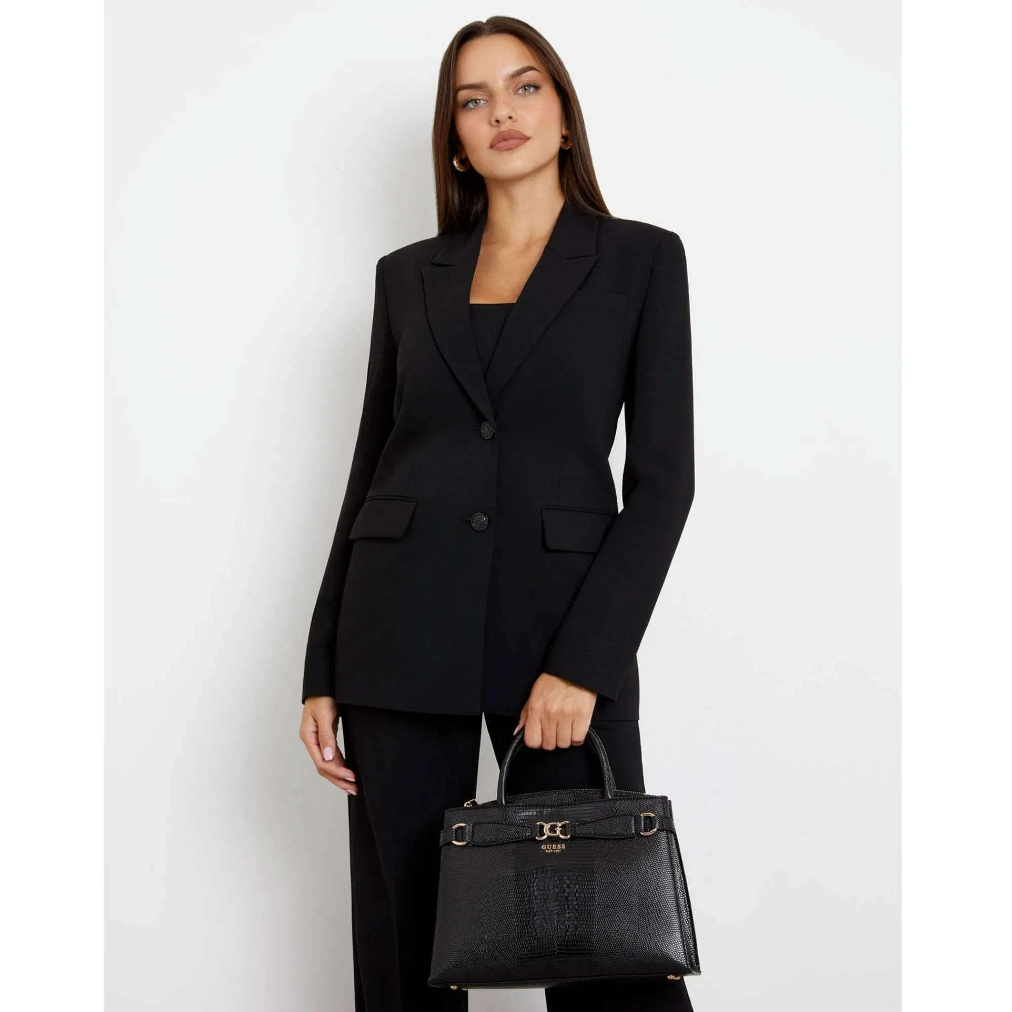 Guess Sacs À Main*Sac a main Arlena imprime python Noir