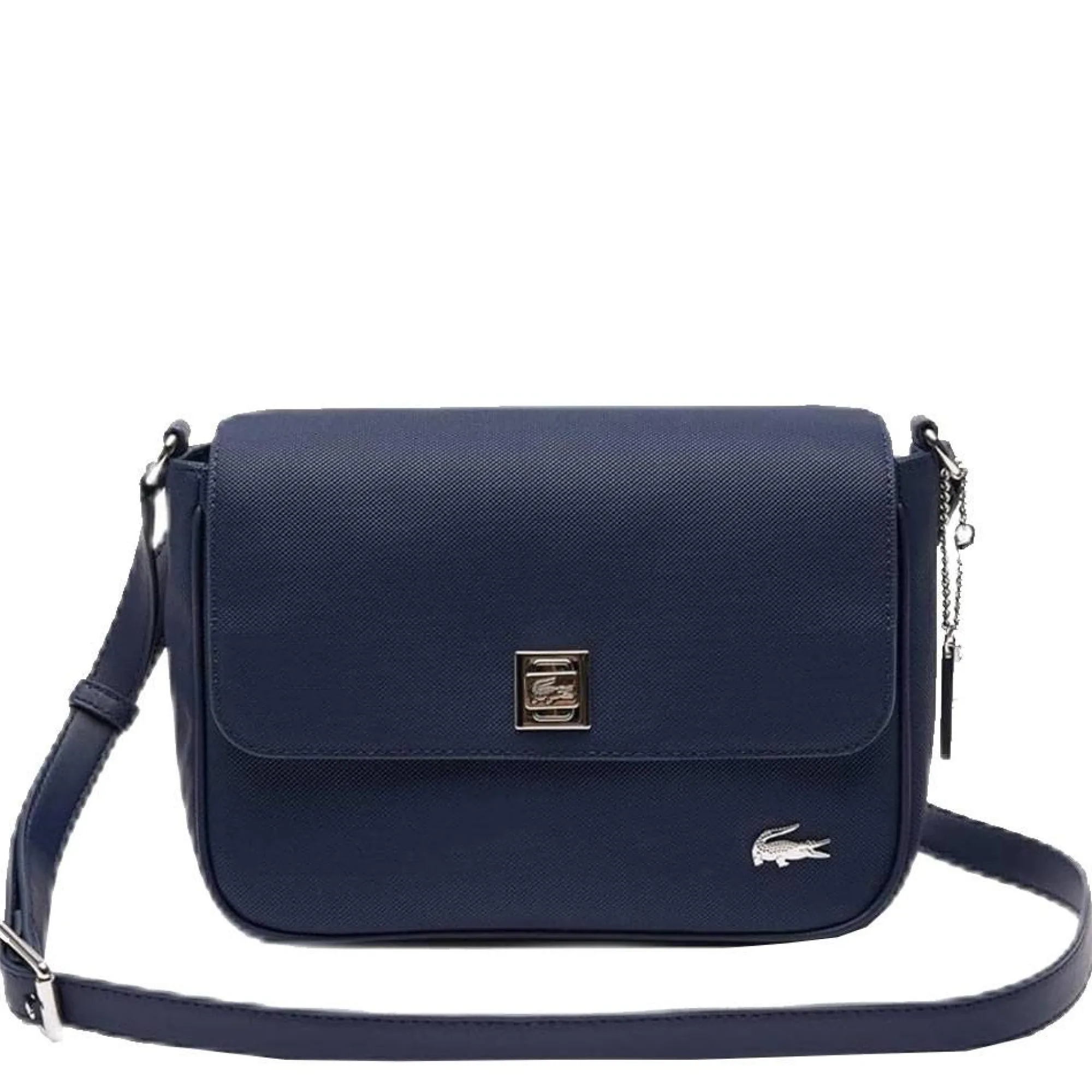 Lacoste Sacs Bandoulière*Sac bandouliere Daily Lifestyle rabat fermoir Marine