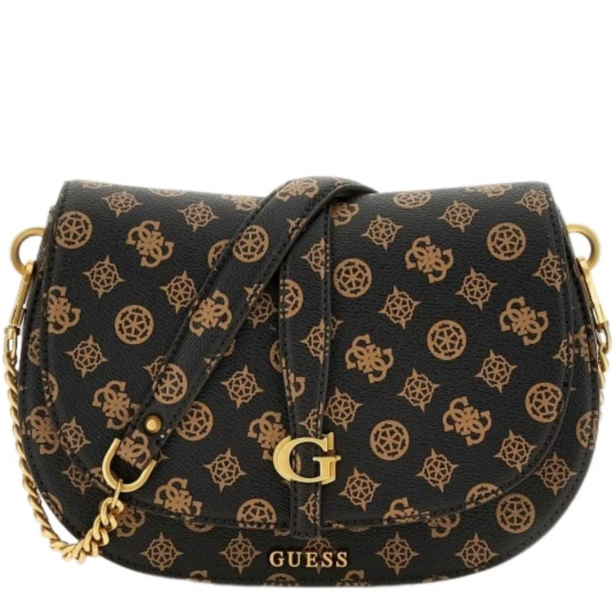 Guess Sacs Bandoulière*Sac bandouliere imprime logo Kuba Marron