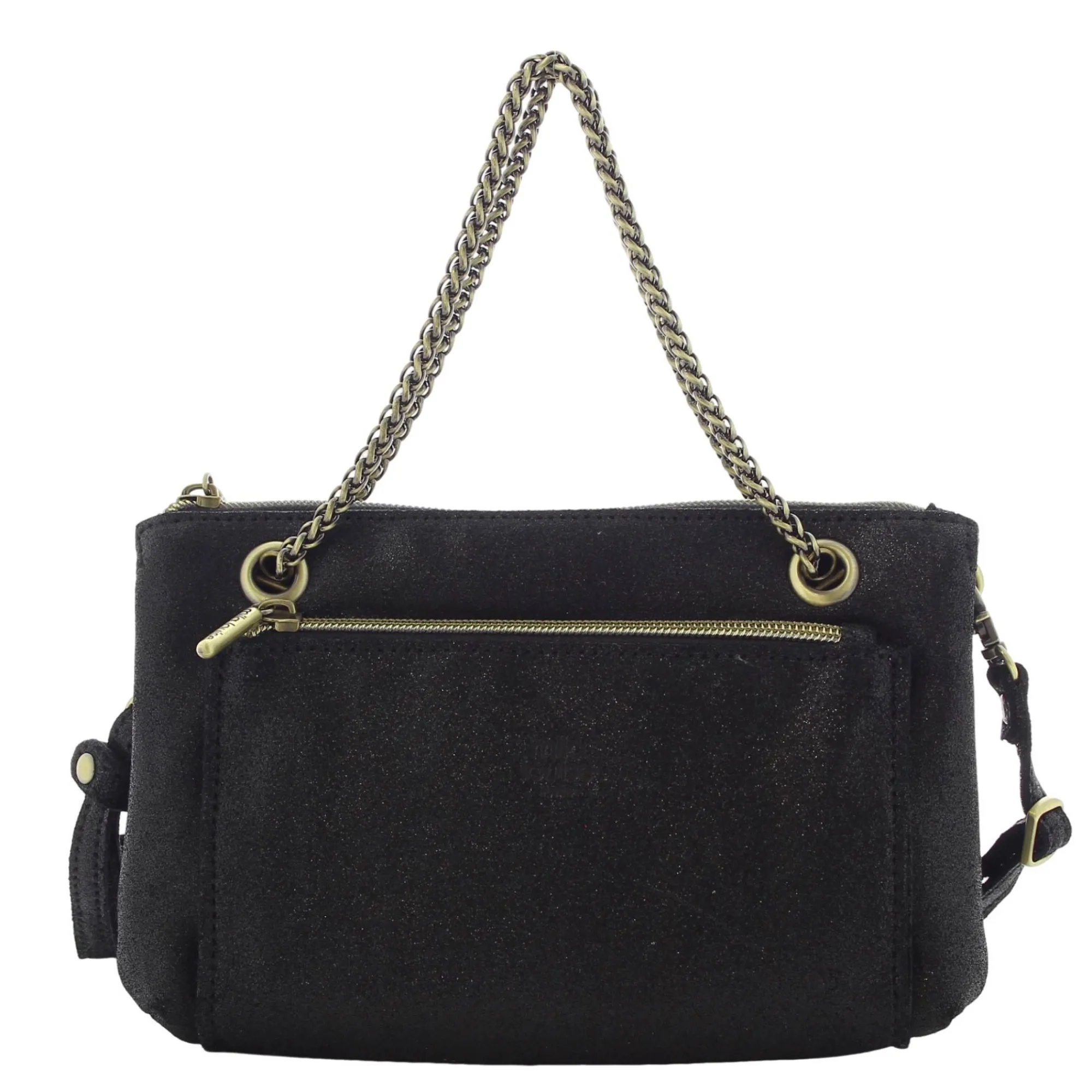 Mila Louise Sacs Bandoulière*Sac bandouliere zippe Palom X cuir Noir