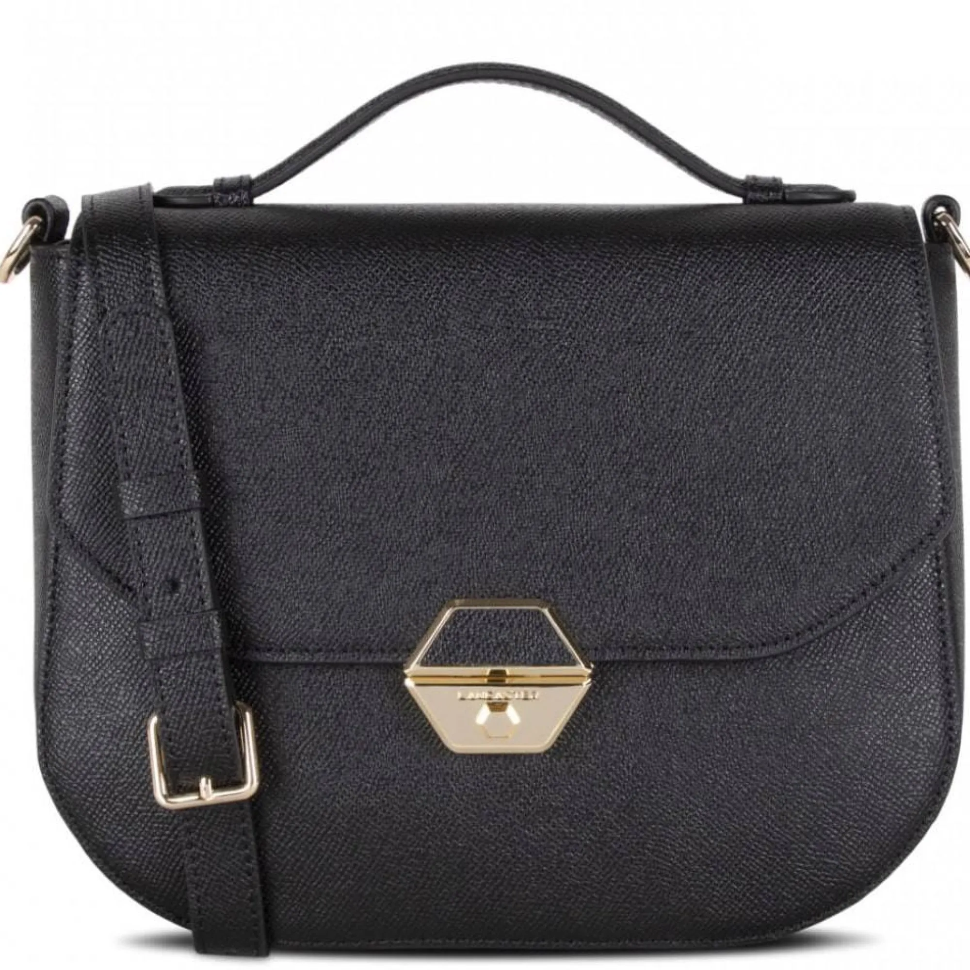 Lancaster Sacs Bandoulière*Sac besace a rabat Delphino Noir