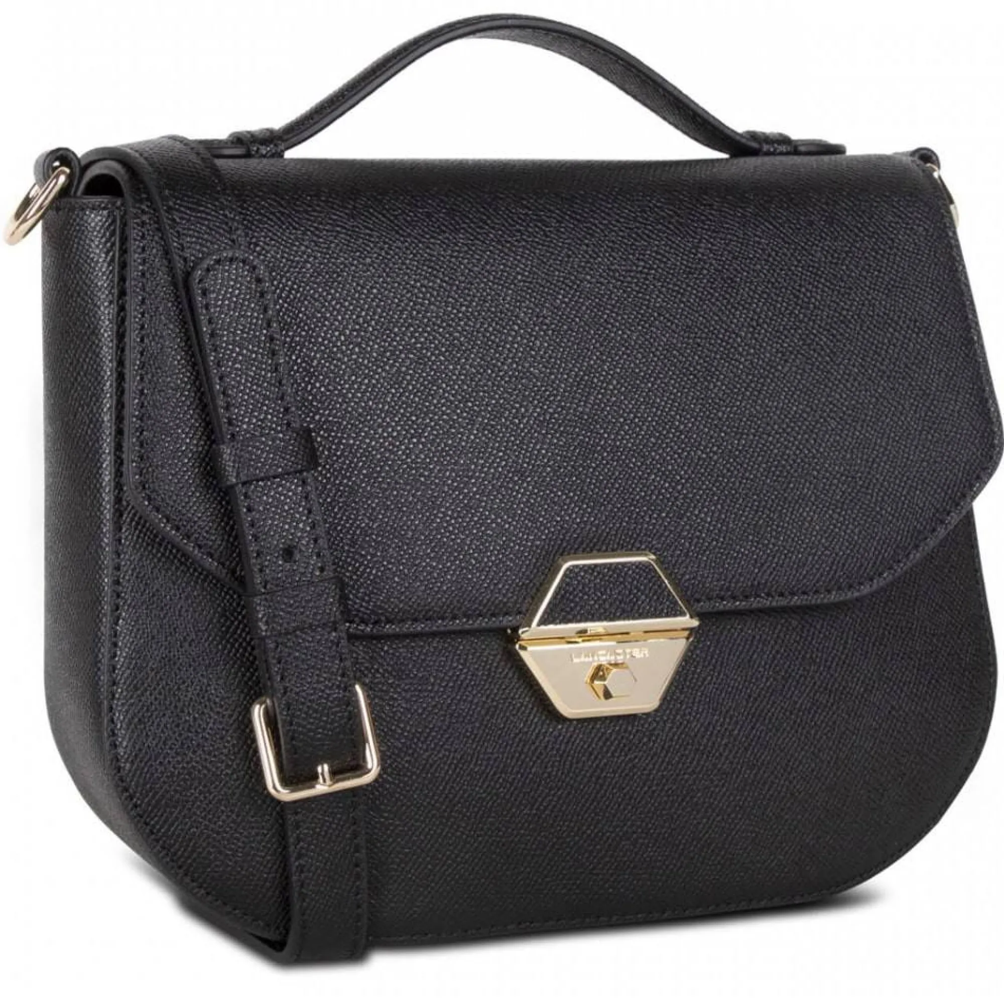 Lancaster Sacs Bandoulière*Sac besace a rabat Delphino Noir