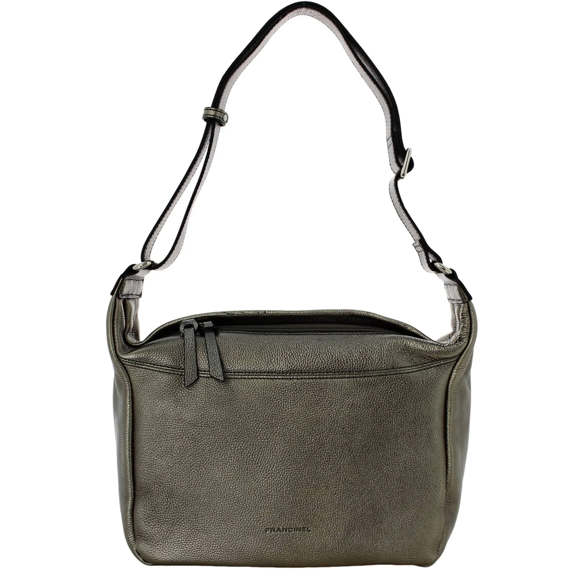 Francinel Sacs Bandoulière*Sac besace zippe Dorothee cuir graine