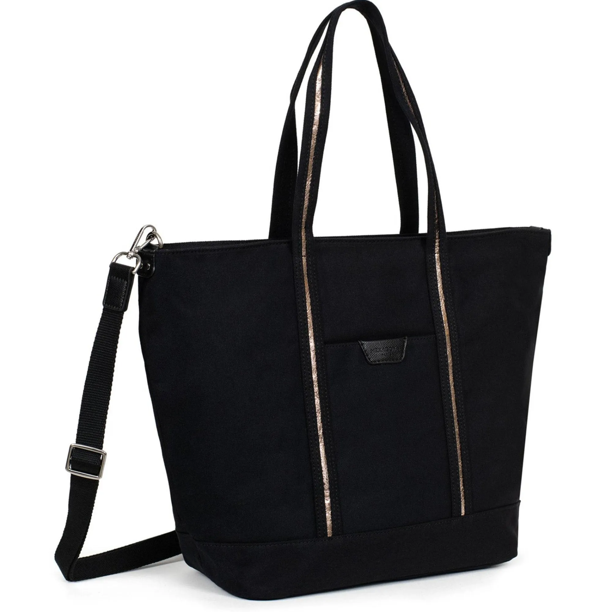 Hexagona Sacs Porté Épaule | Sacs Cabas*Sac cabas A4 porte epaule Kaya en toile Noir