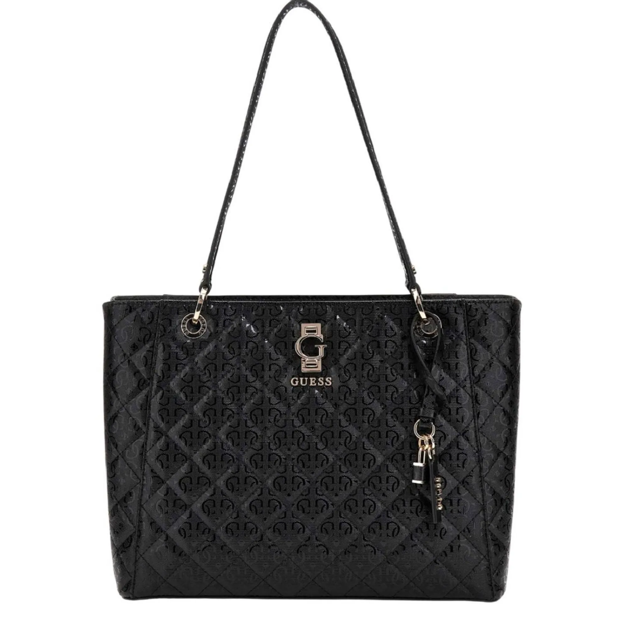 Guess Sacs Cabas*Sac cabas Bessey matelasse motif logo Noir