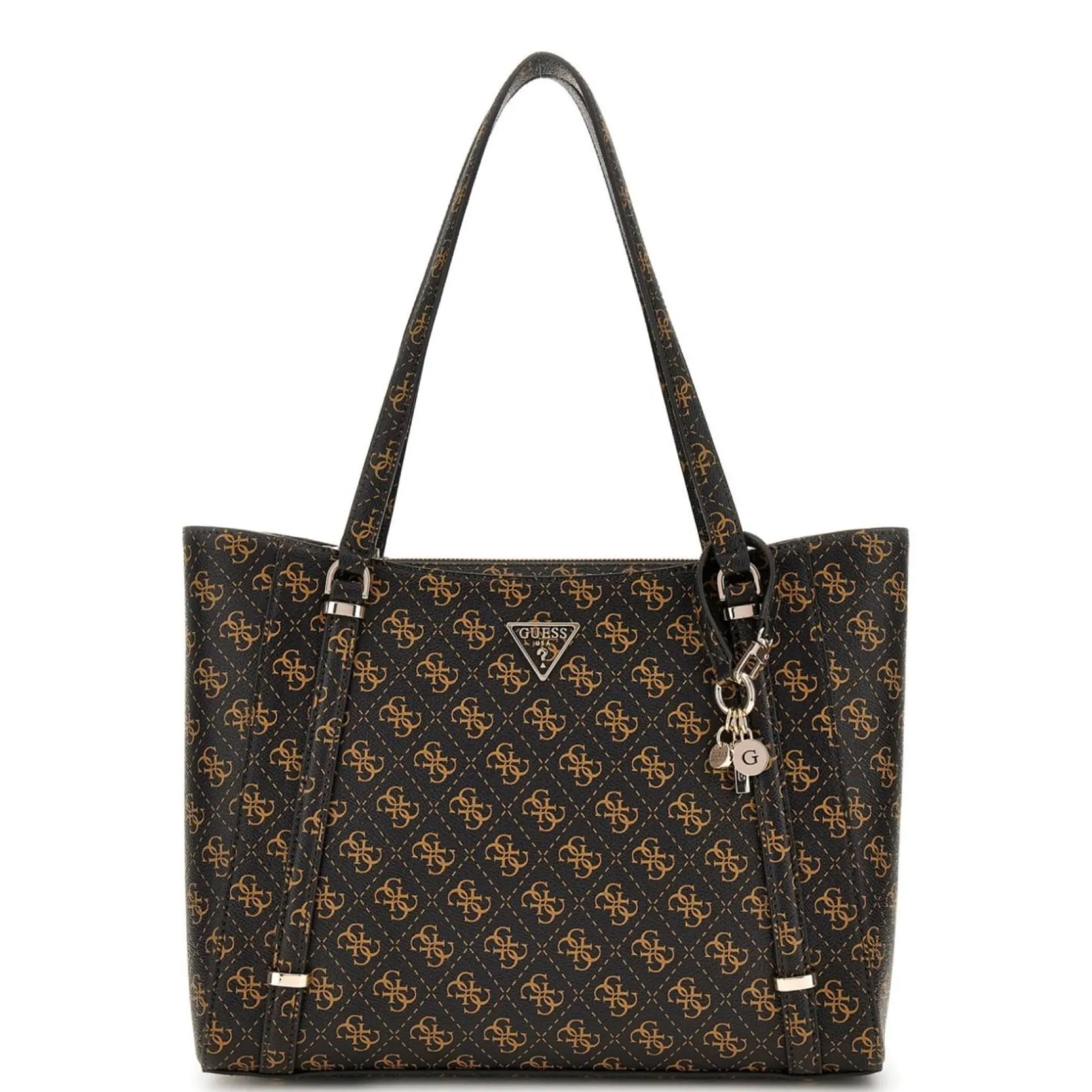 Guess Sacs Porté Épaule*Sac cabas Eco Erica motif logo 4G Marron