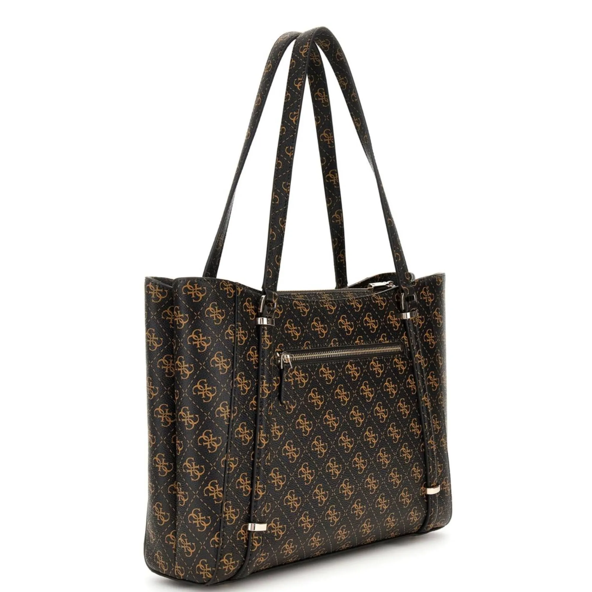 Guess Sacs Porté Épaule*Sac cabas Eco Erica motif logo 4G Marron