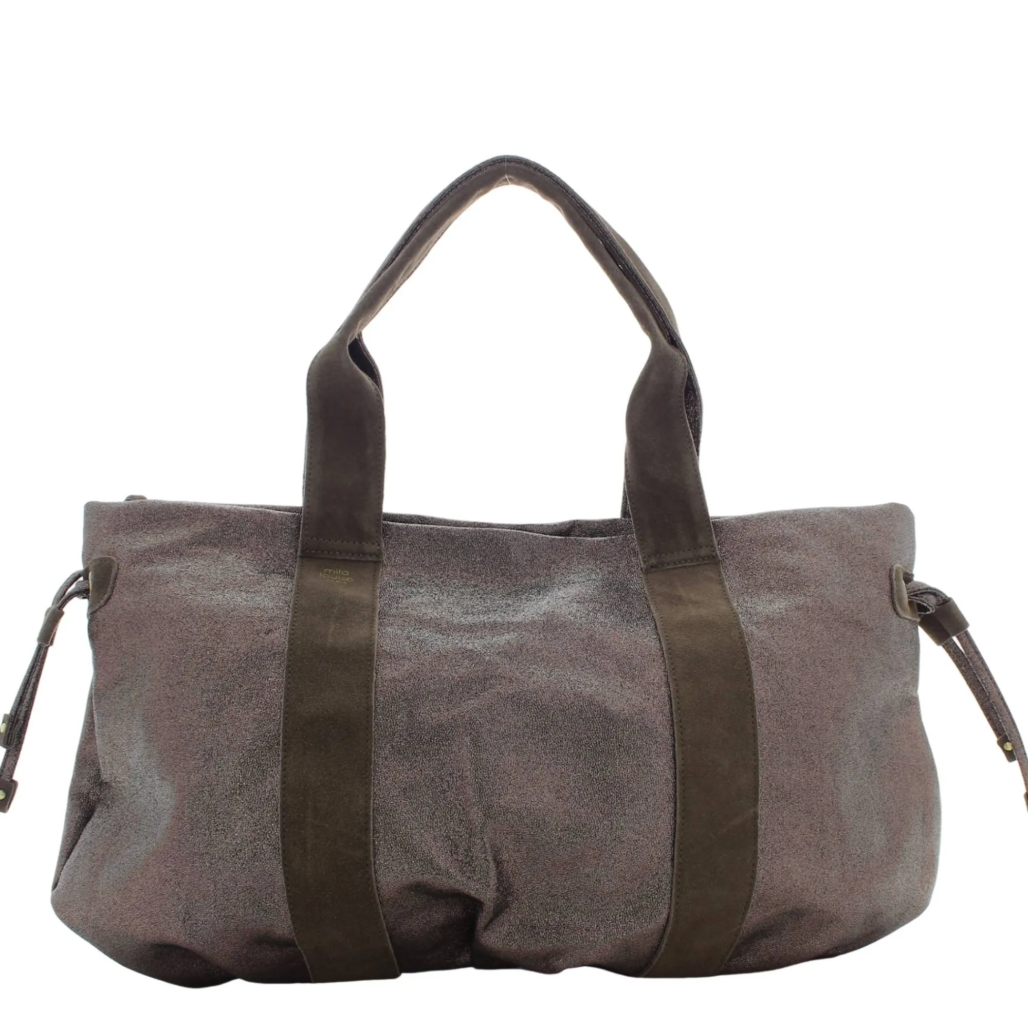 Mila Louise Sacs Cabas*Sac cabas Prudy AR4 toile pailletee Taupe