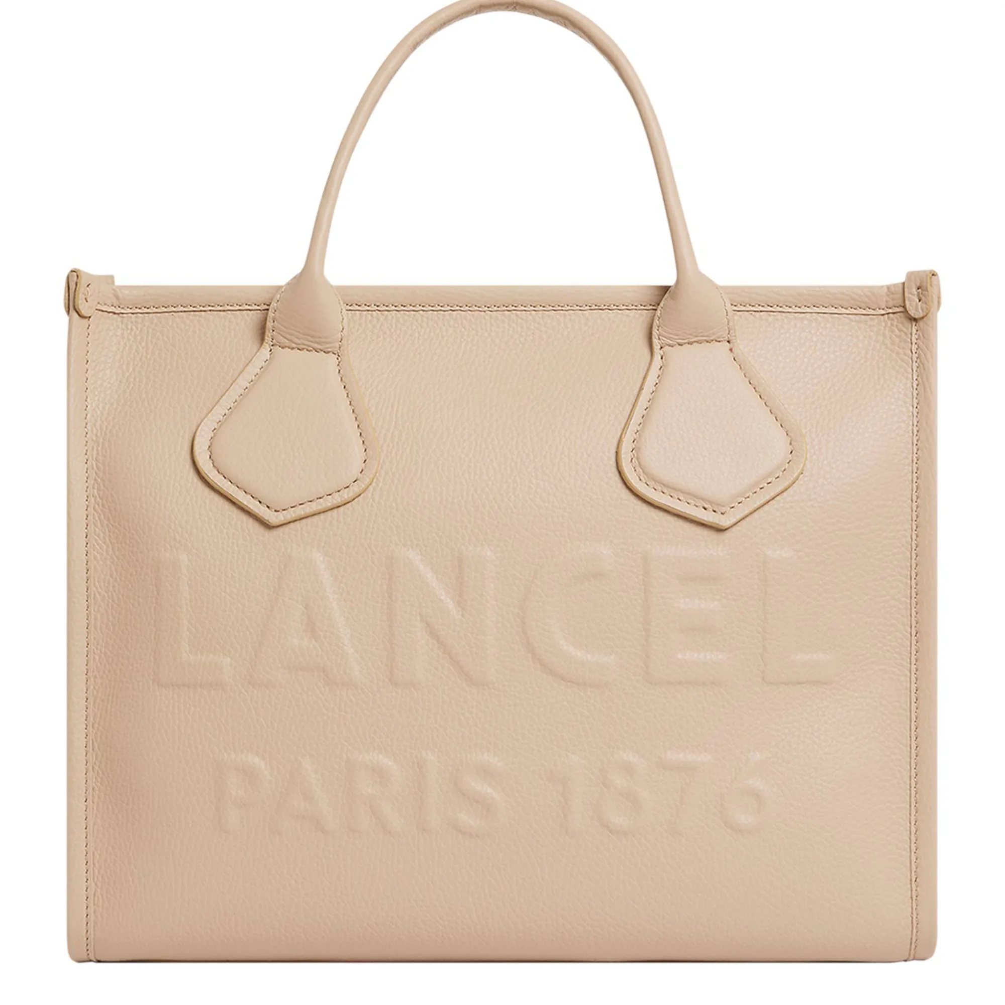 Lancel Sacs À Main*Sac cabas zippe Jour en cuir graine M