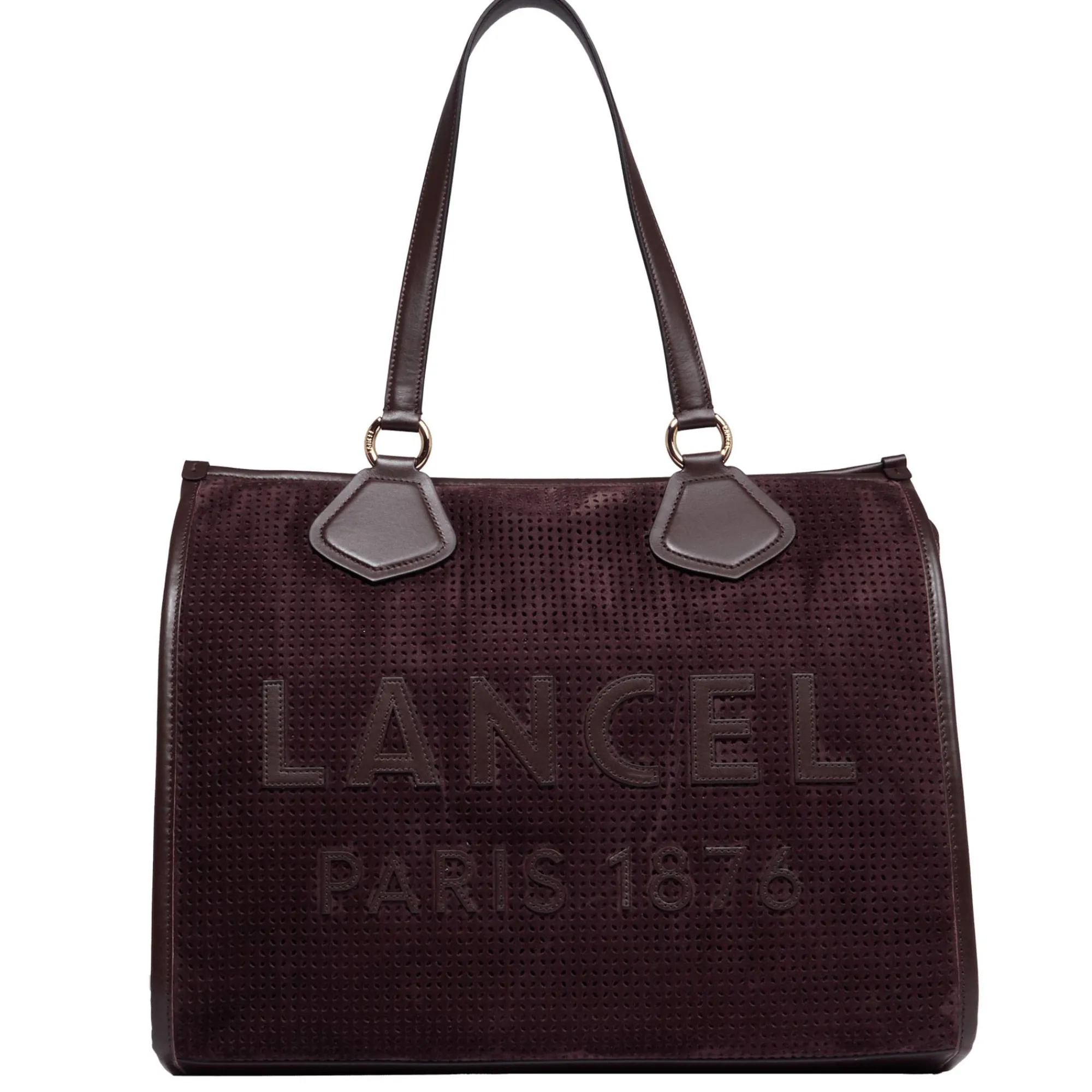 Lancel Sacs Cabas*Sac cabas zippe L effet lisse