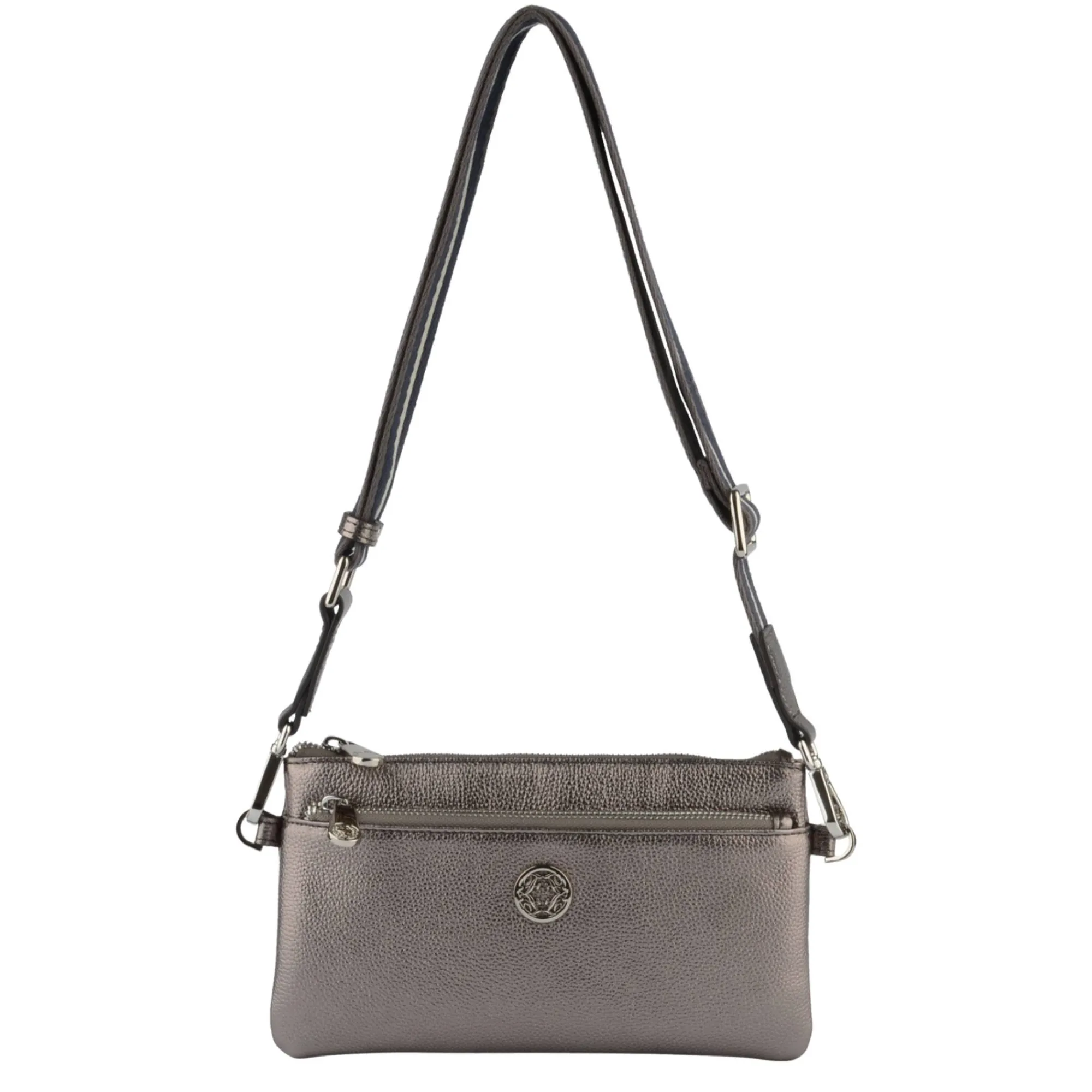 Francinel Sacs Bandoulière*Sac Capucine en cuir avec bandouliere rayee