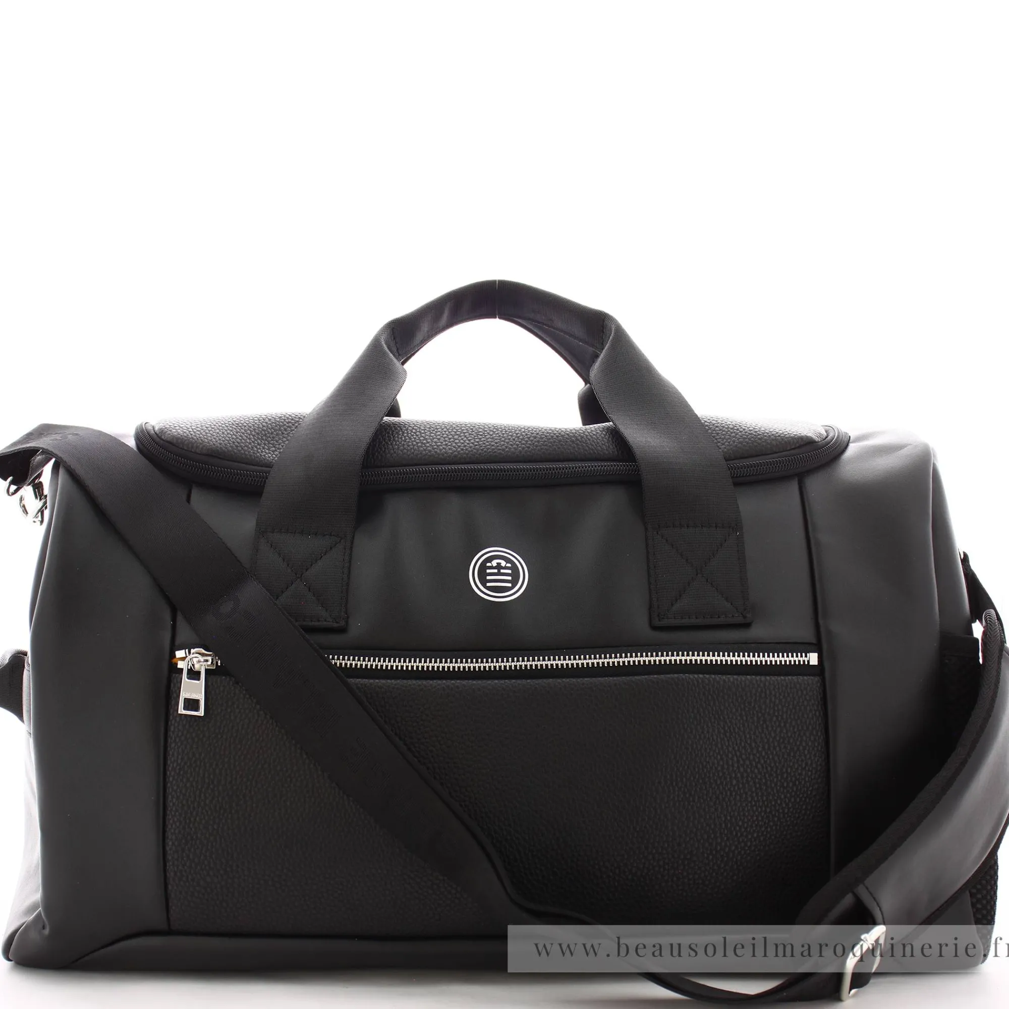 Serge Blanco Sac Sport*Sac de sport San Jose bi-matiere Noir