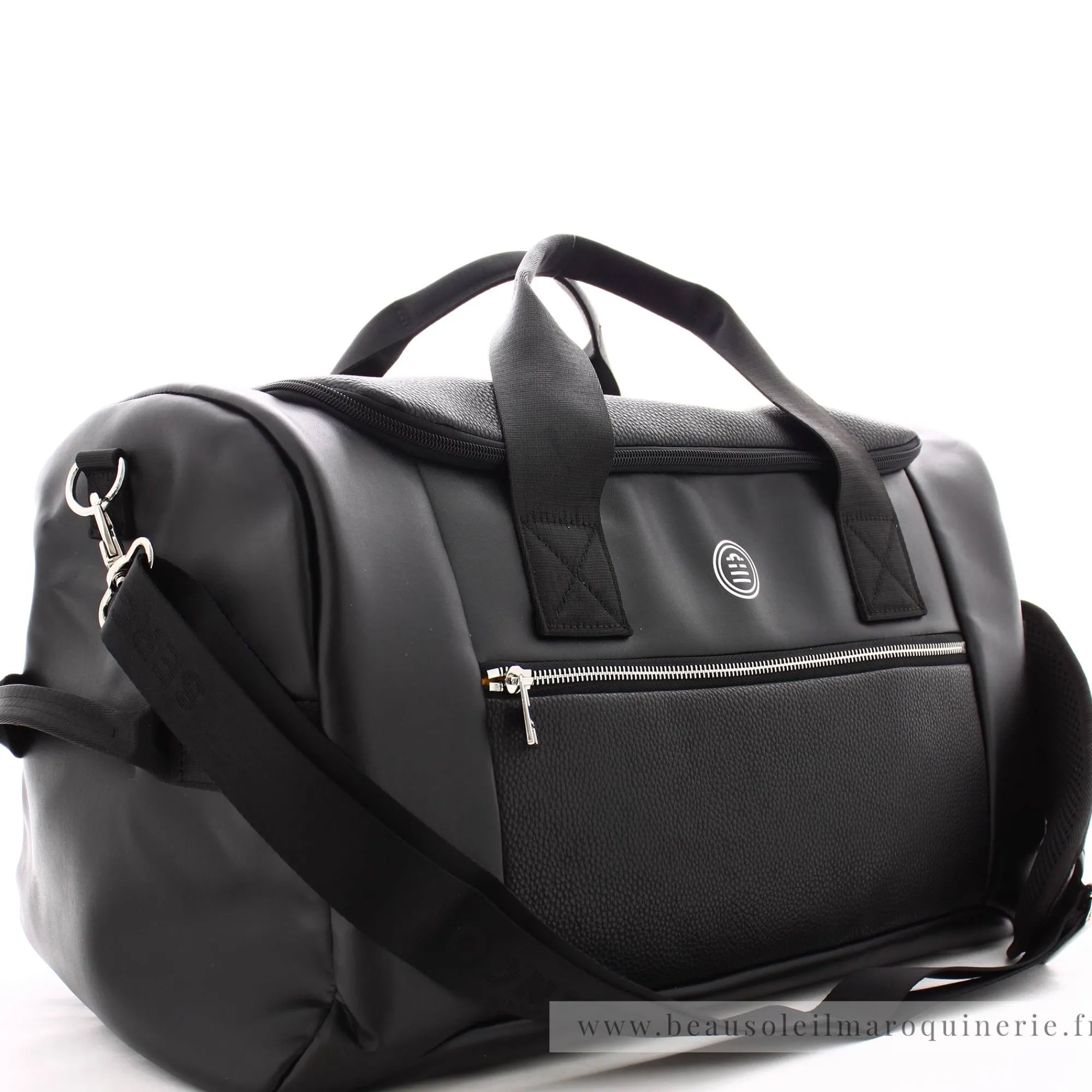 Serge Blanco Sac Sport*Sac de sport San Jose bi-matiere Noir