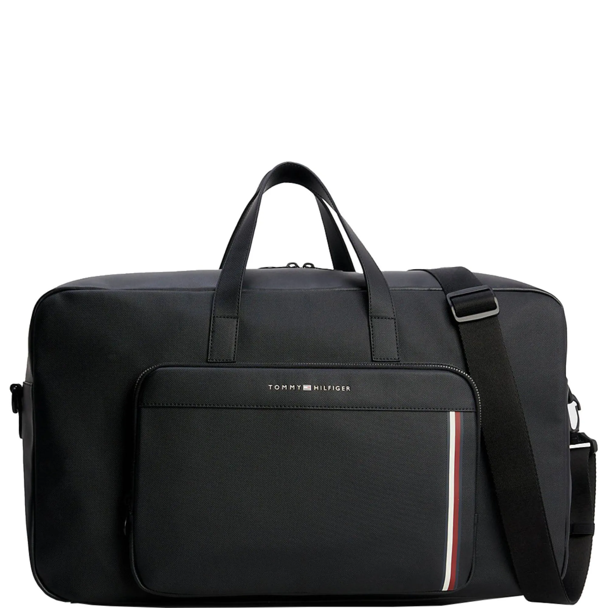 Tommy Hilfiger Sacs De Voyage Sans Roulettes*Sac de voyage duffle pique texture Noir