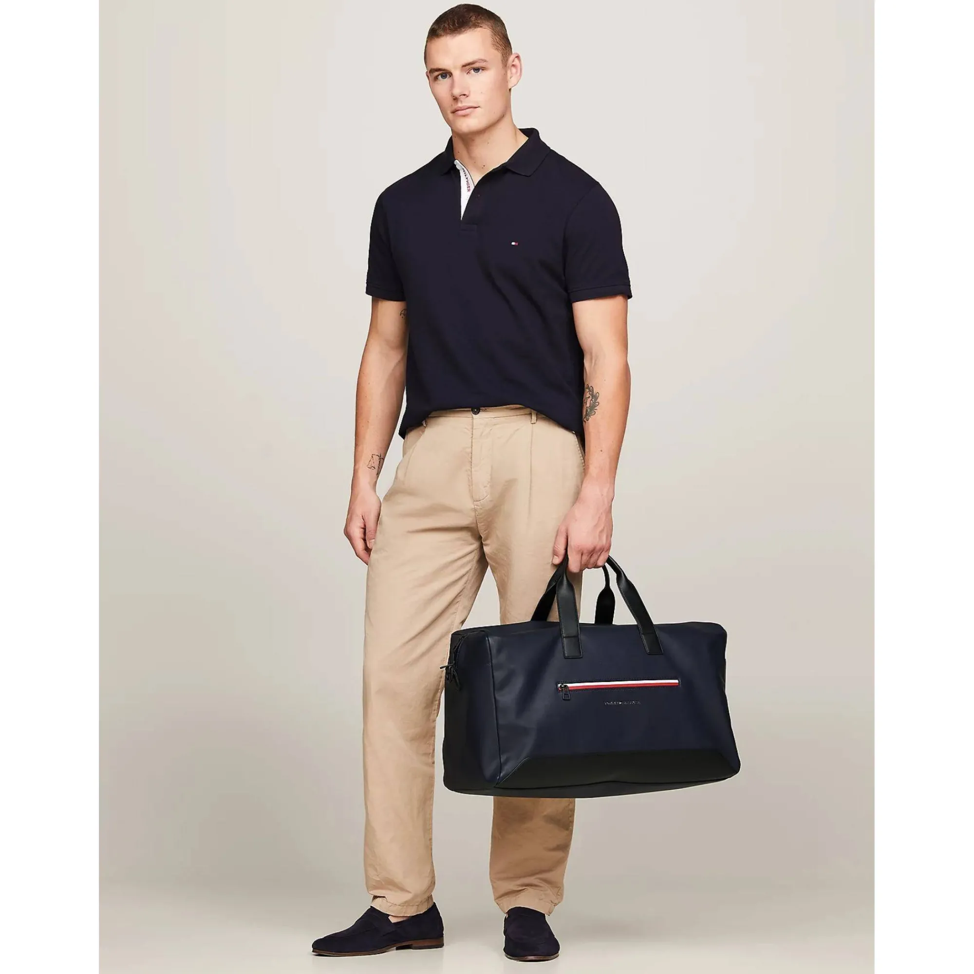 Tommy Hilfiger Sacs Weekend | Sacs De Voyage Sans Roulettes*Sac de voyage moyen Corporate Space Blue