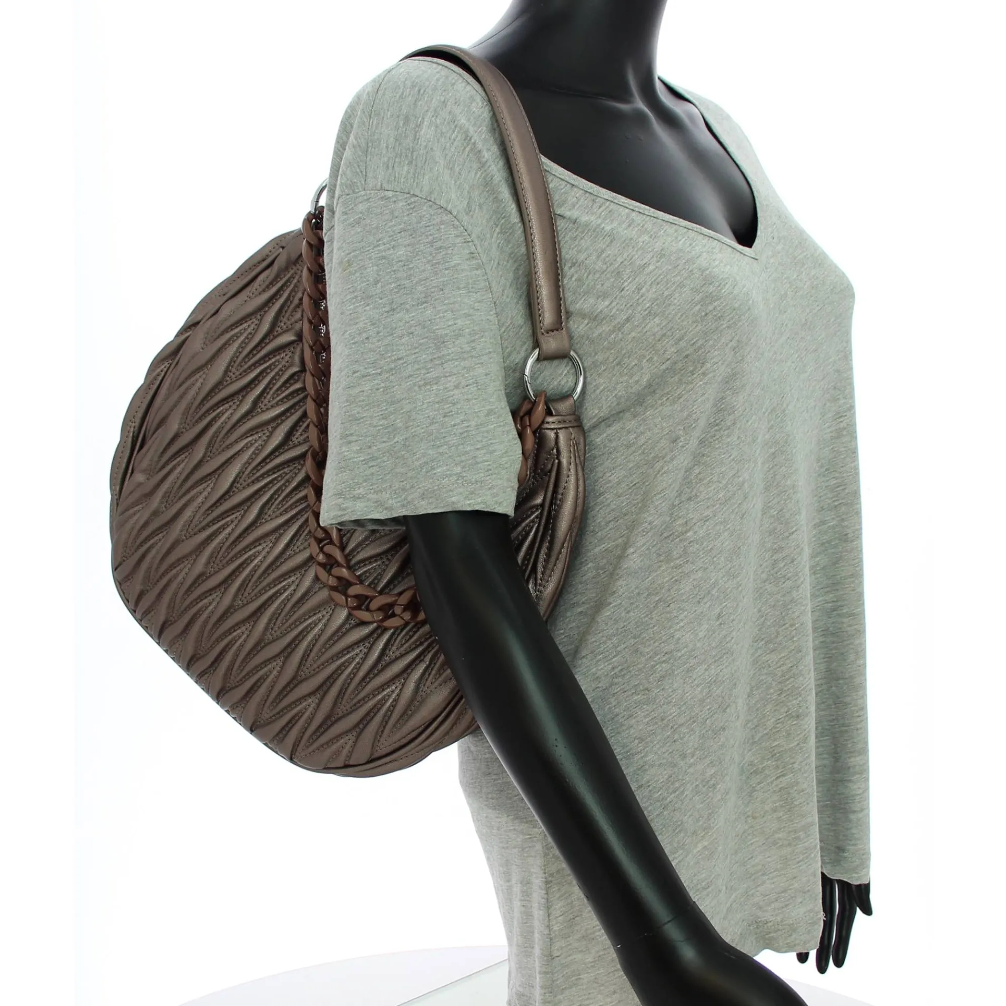 Mia & Joy Sacs Porté Épaule*Sac epaule Lindsay effet en relief