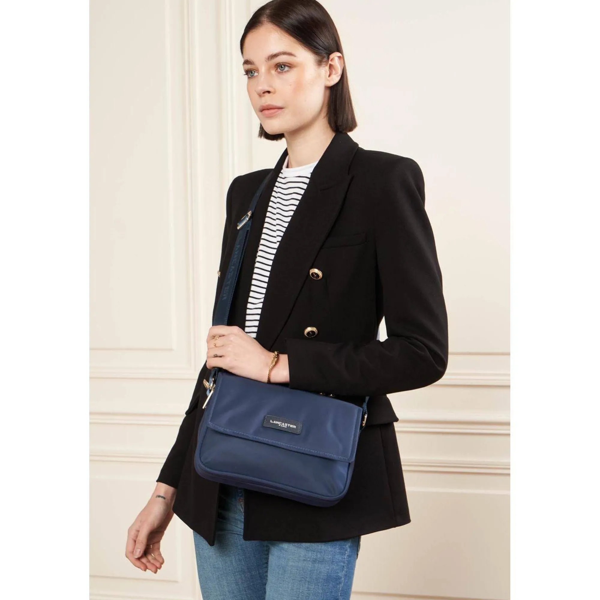 Lancaster Sacs Bandoulière*Sac gibeciere a rabat aimante M Basic Vita
