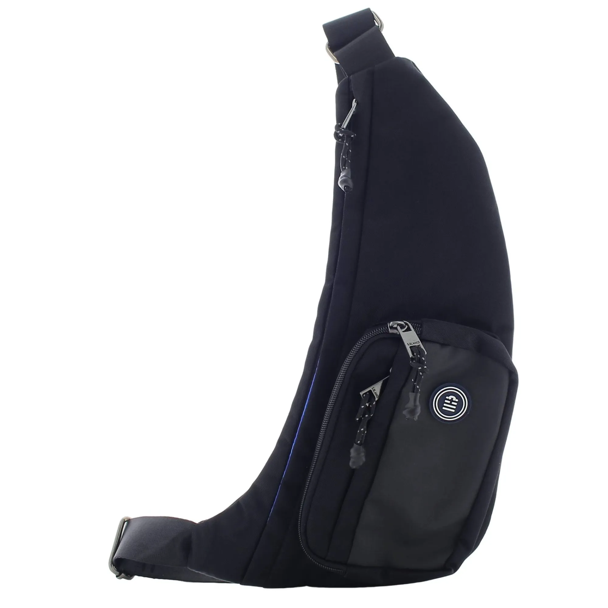 Serge Blanco Sacs Banane*Sac monobretelle Ripper avec poche zippee Noir