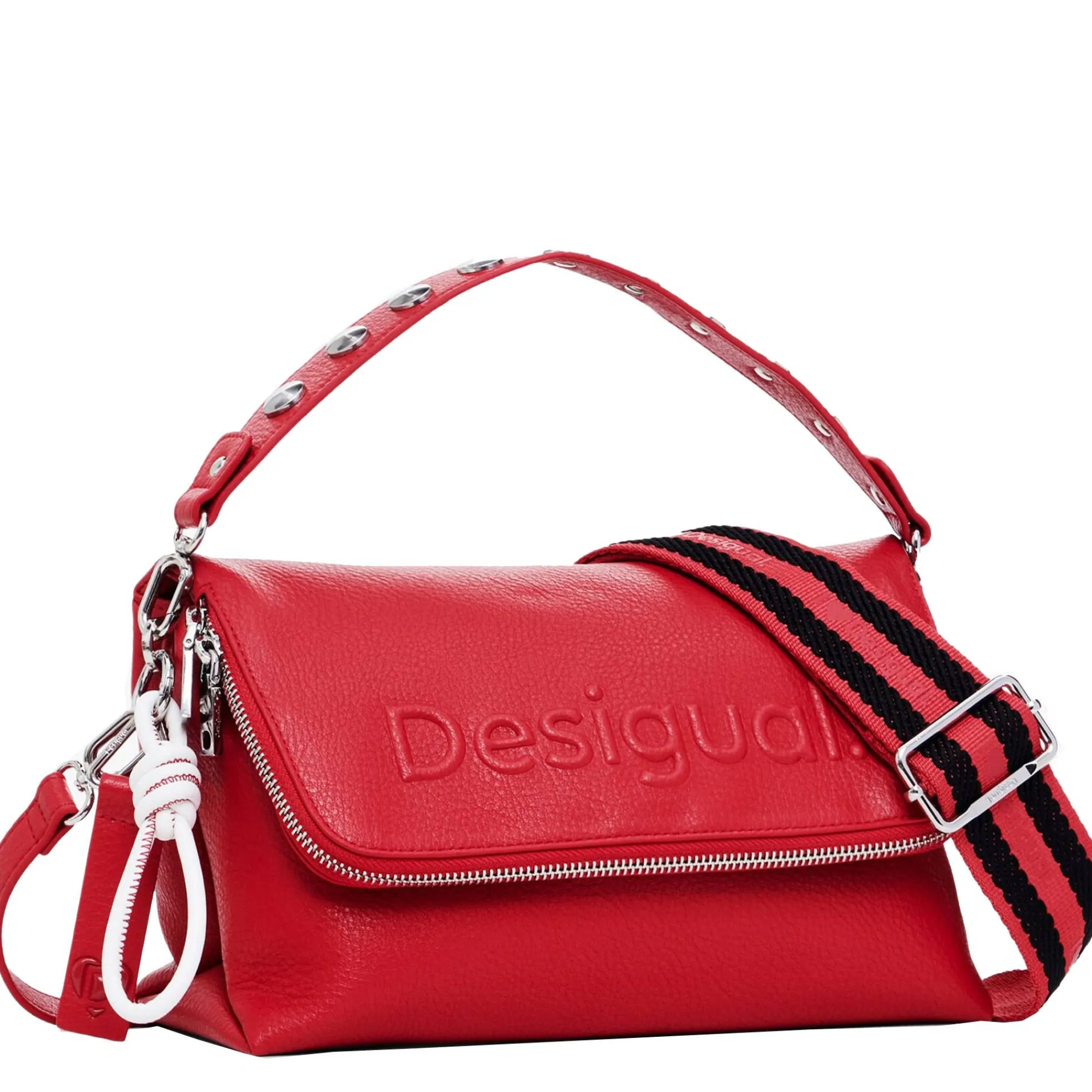 Desigual Sacs Porté Épaule*Sac porte epaule demi logo Venecia 3.0 Rouge