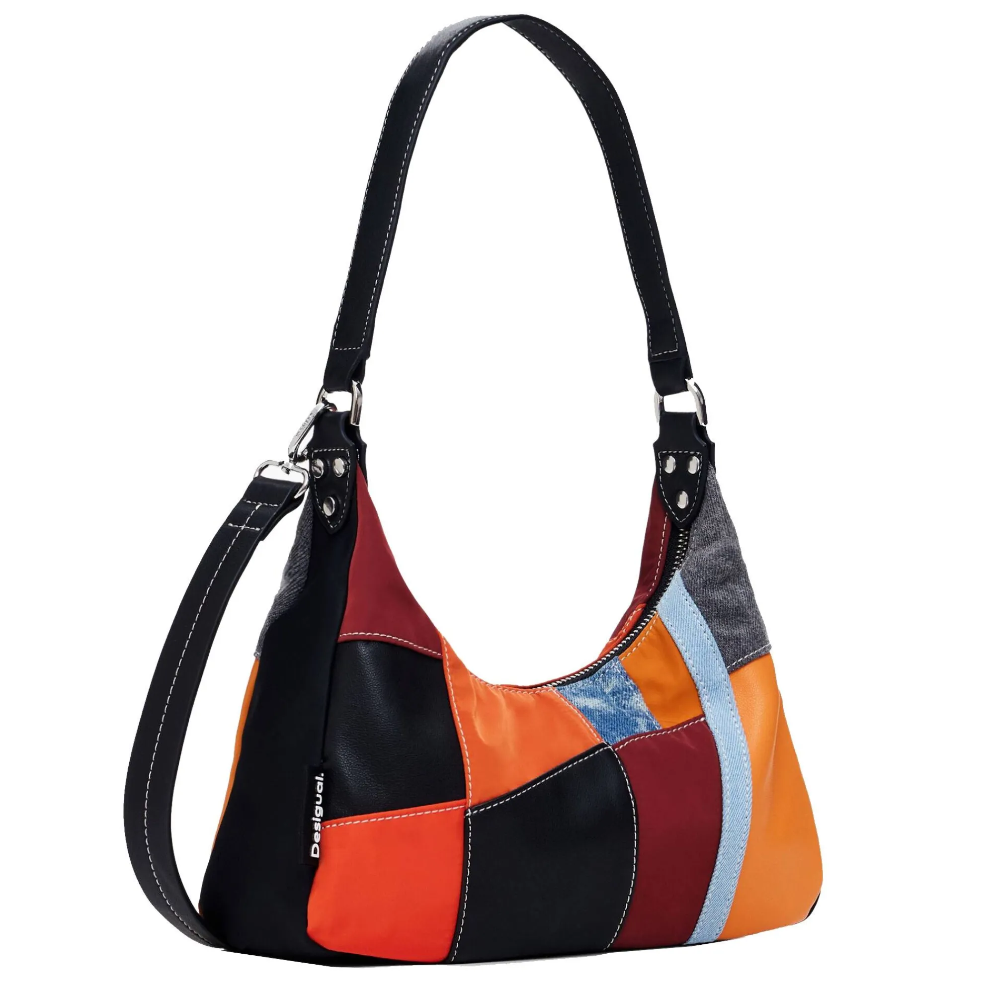 Desigual Sacs Porté Épaule*Sac porte epaule patch texture Lovelace Orange