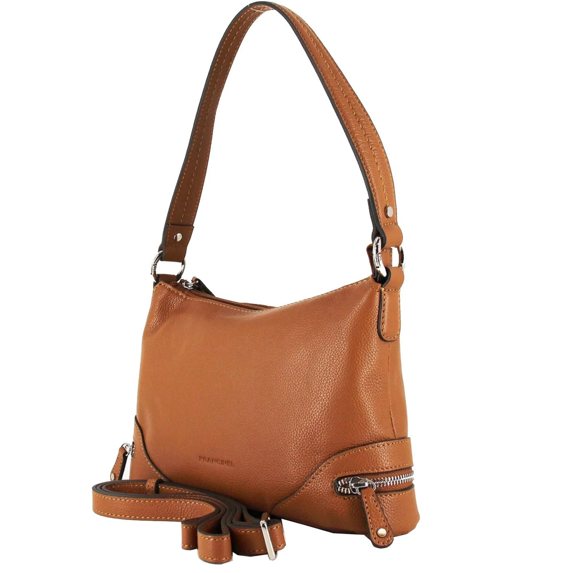 Francinel Sacs Porté Épaule*Sac porte epaule zippe Tiana en cuir Camel