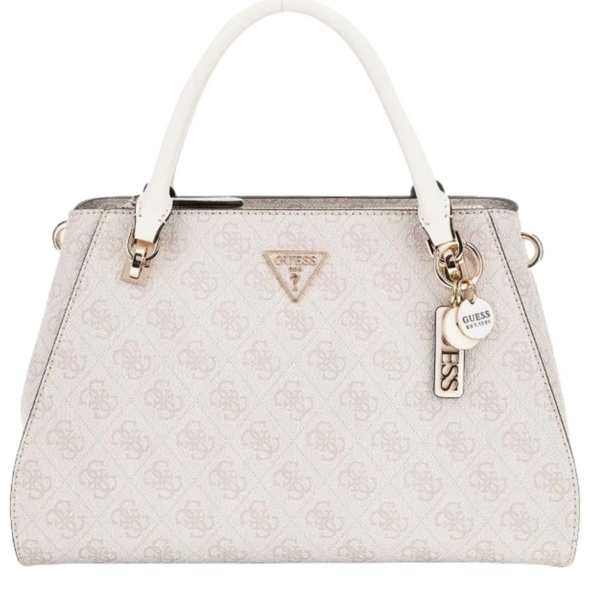 Guess Sacs À Main*Sac porte main Noelle motif logo 4G Blanc