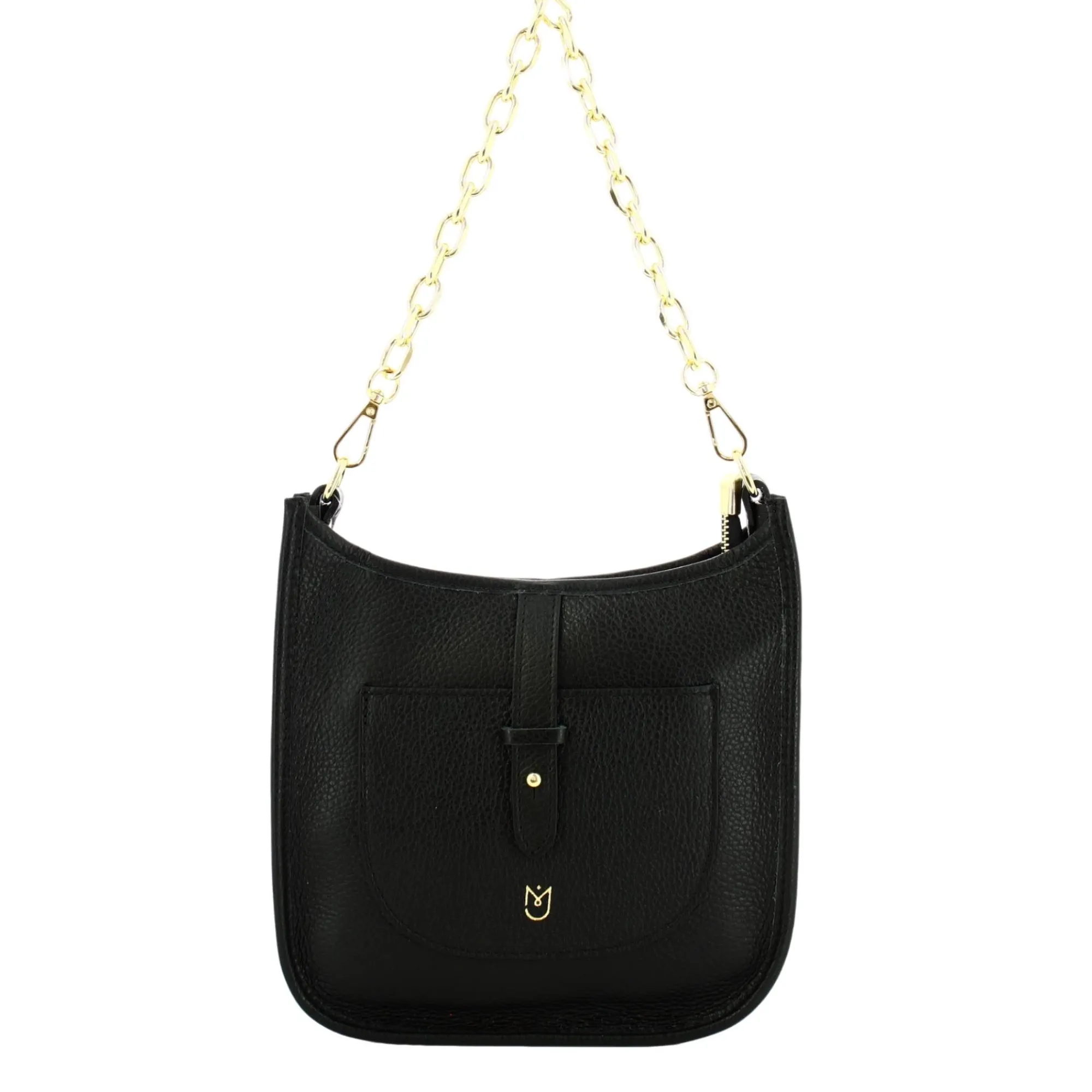 Mia & Joy Sacs Porté Épaule*Sac porte travers Bartha en cuir Noir