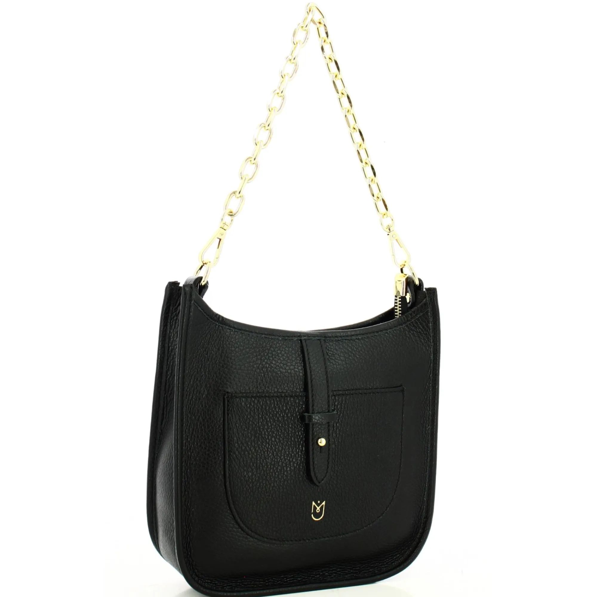 Mia & Joy Sacs Porté Épaule*Sac porte travers Bartha en cuir Noir