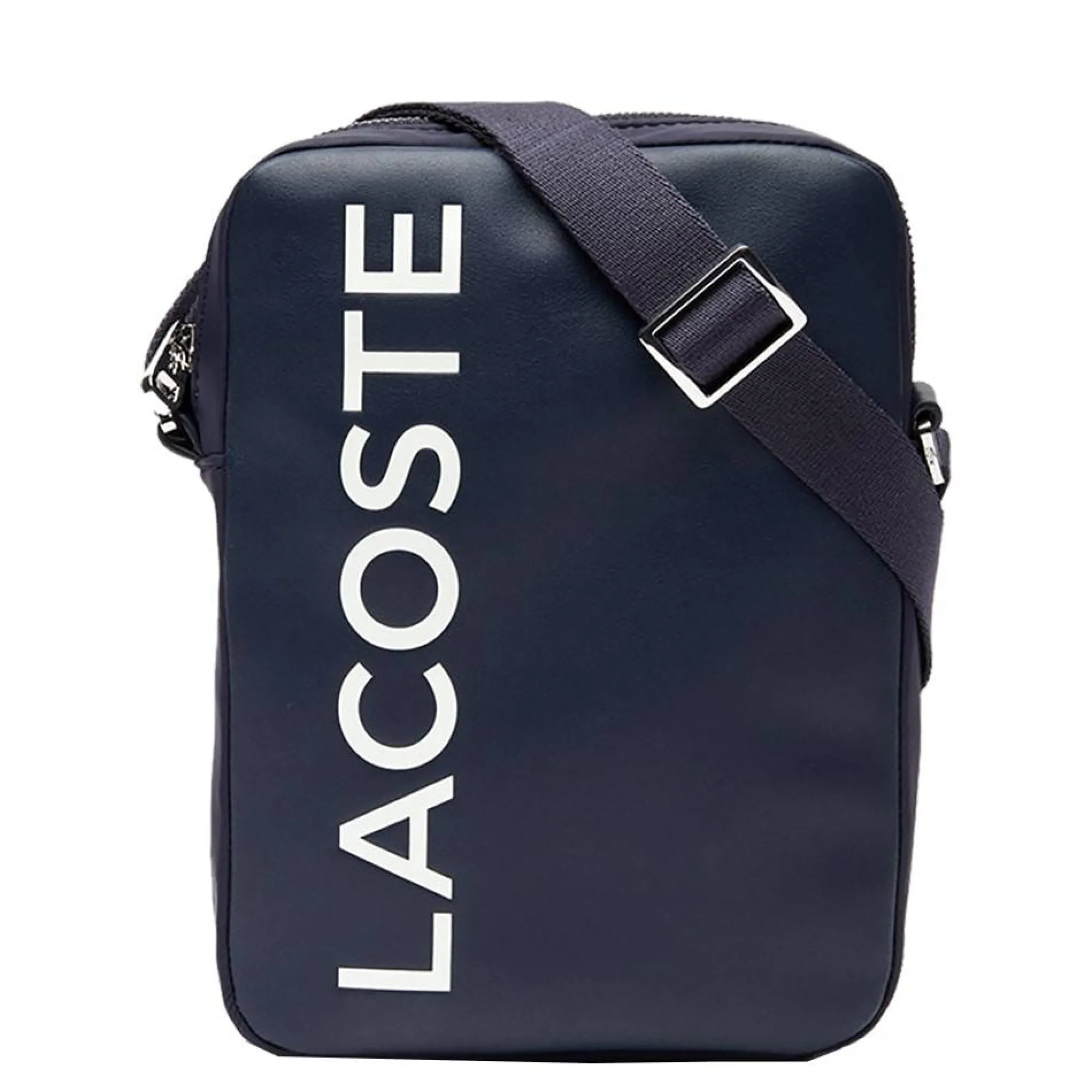 Lacoste Sacoches Homme*Sac porte travers L.12.12 Signature Dark Sapphire / Marshmallow