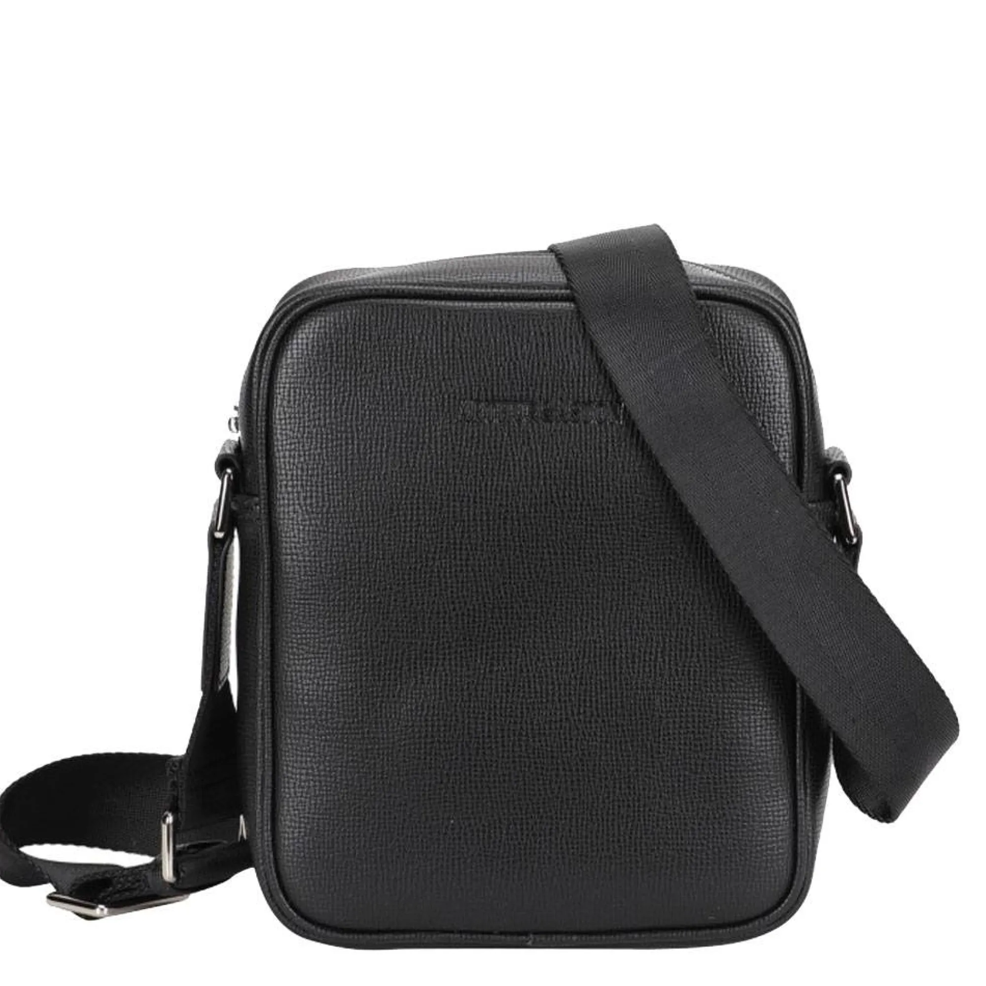 Arthur Aston Sacoches Homme*Sac porte travers Nelson en cuir Noir