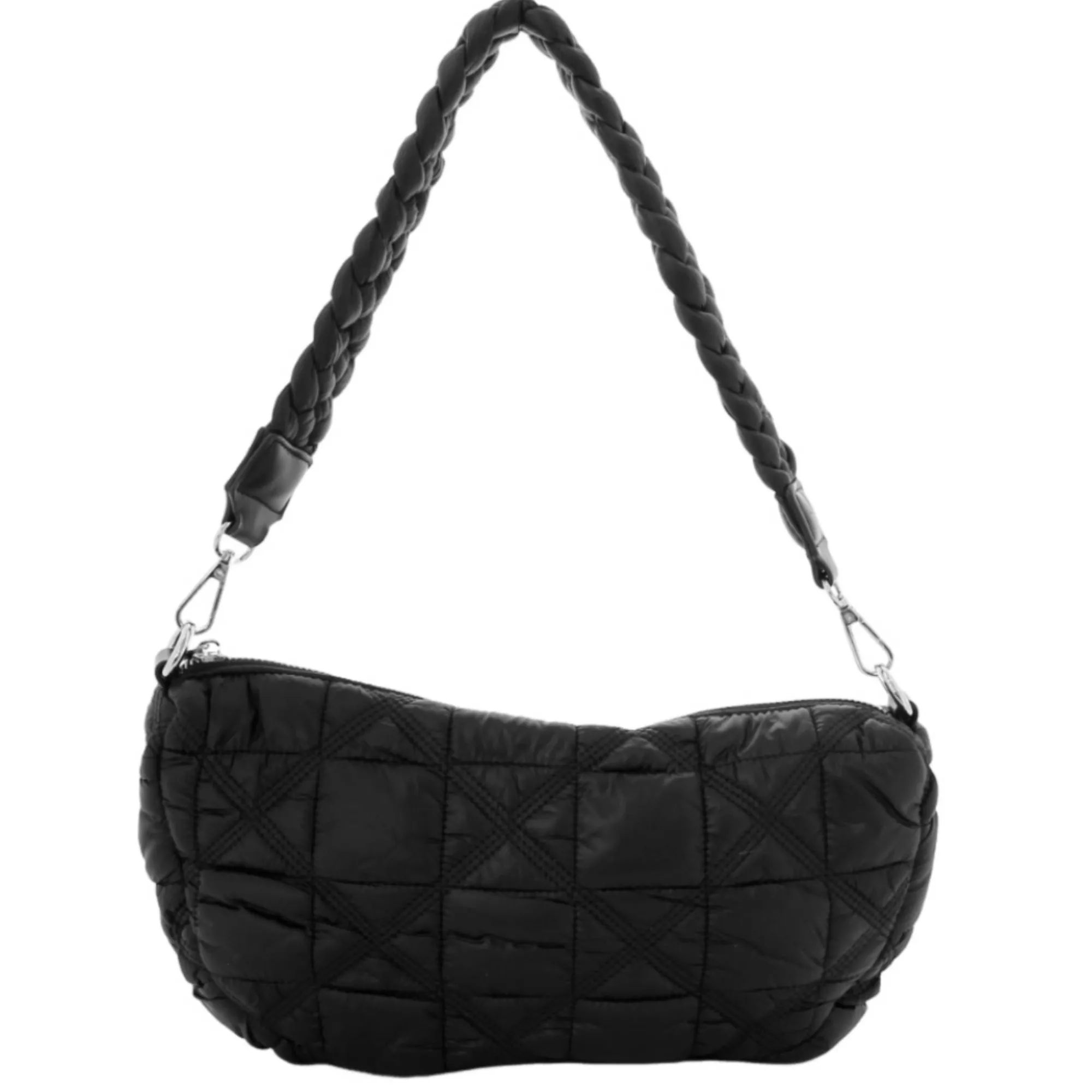 Mia & Joy Sacs Porté Épaule*Sac porte travers Scarlett effet matelasse Noir