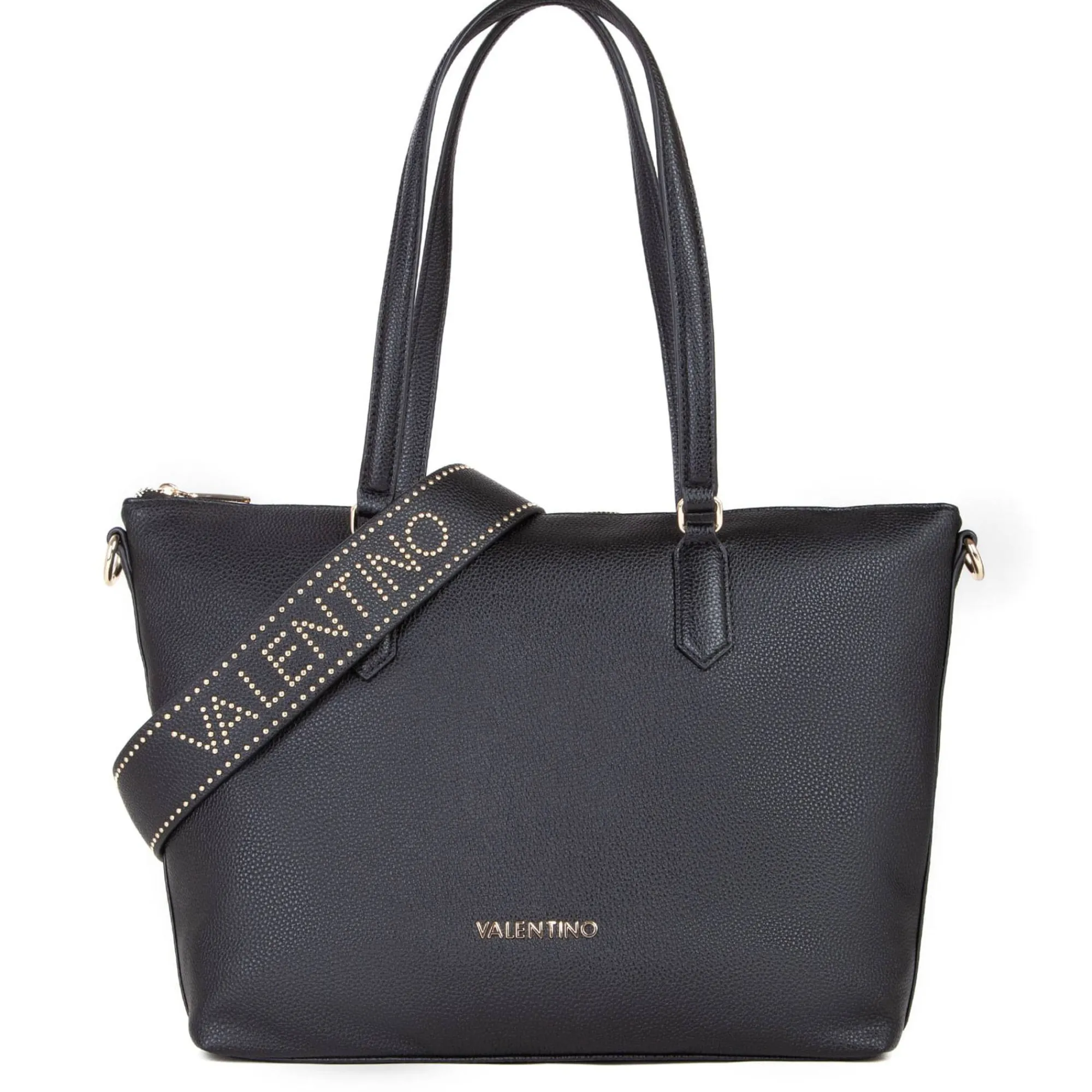 Valentino Bags Sacs Porté Épaule*Sac shopping effet graine Naif Re Noir