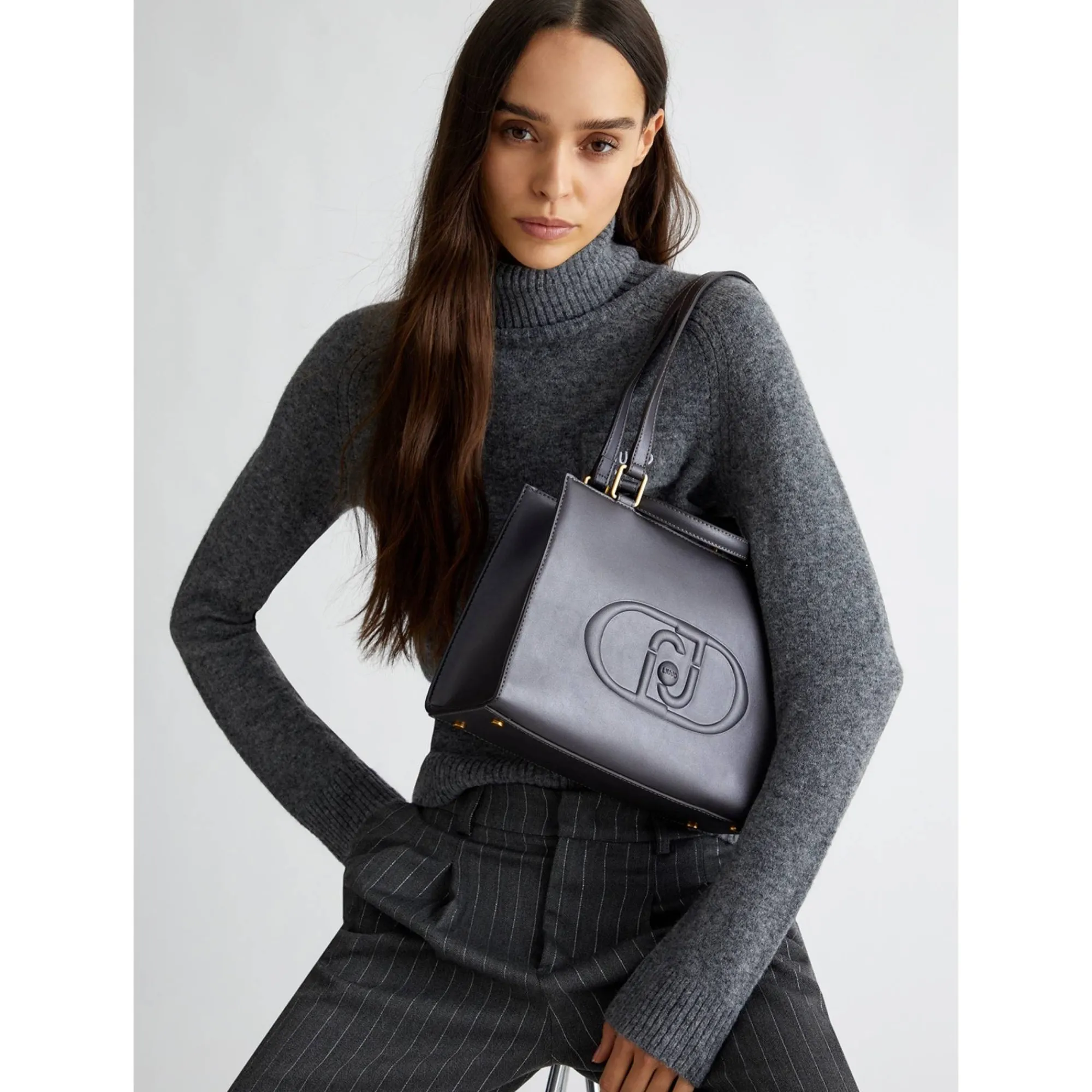 Liu Jo Sacs Porté Épaule*Sac shopping Rubino logo embosse
