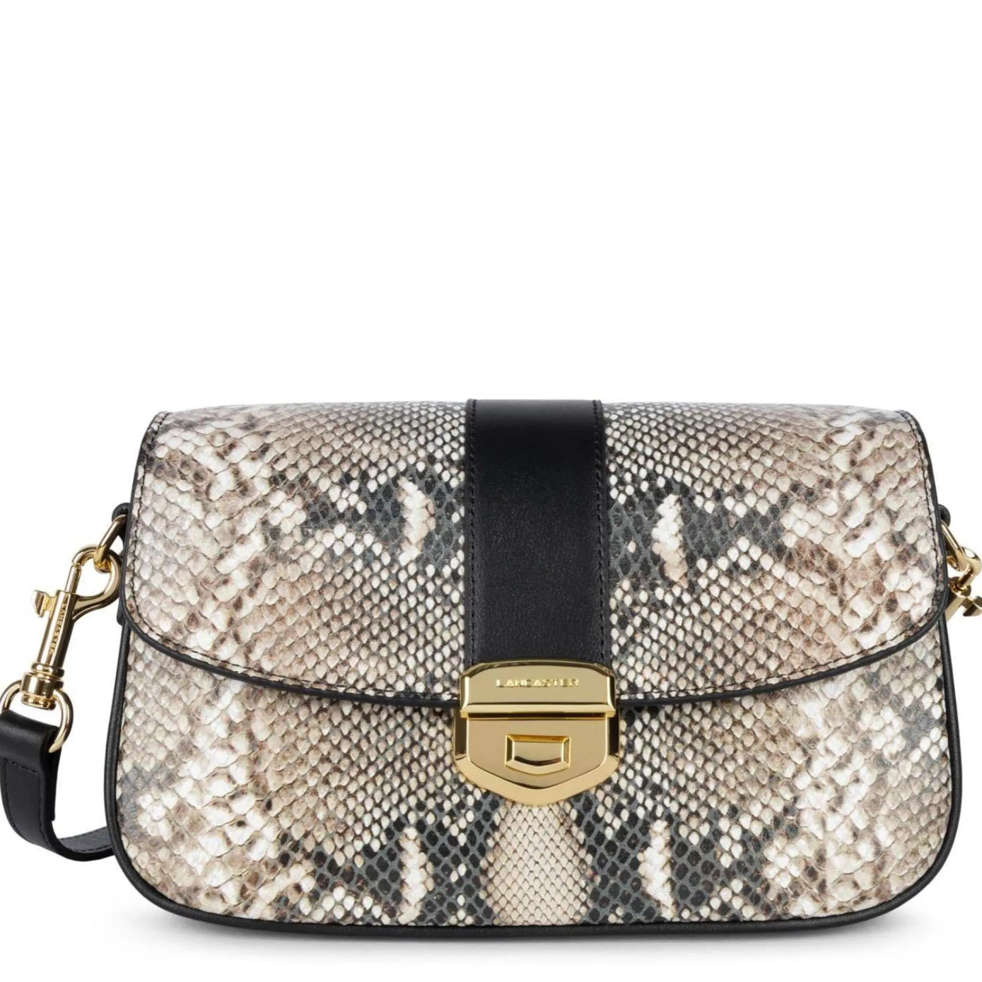 Lancaster Sacs Bandoulière*Sac trotteur a rabat M Python Fia Multi python