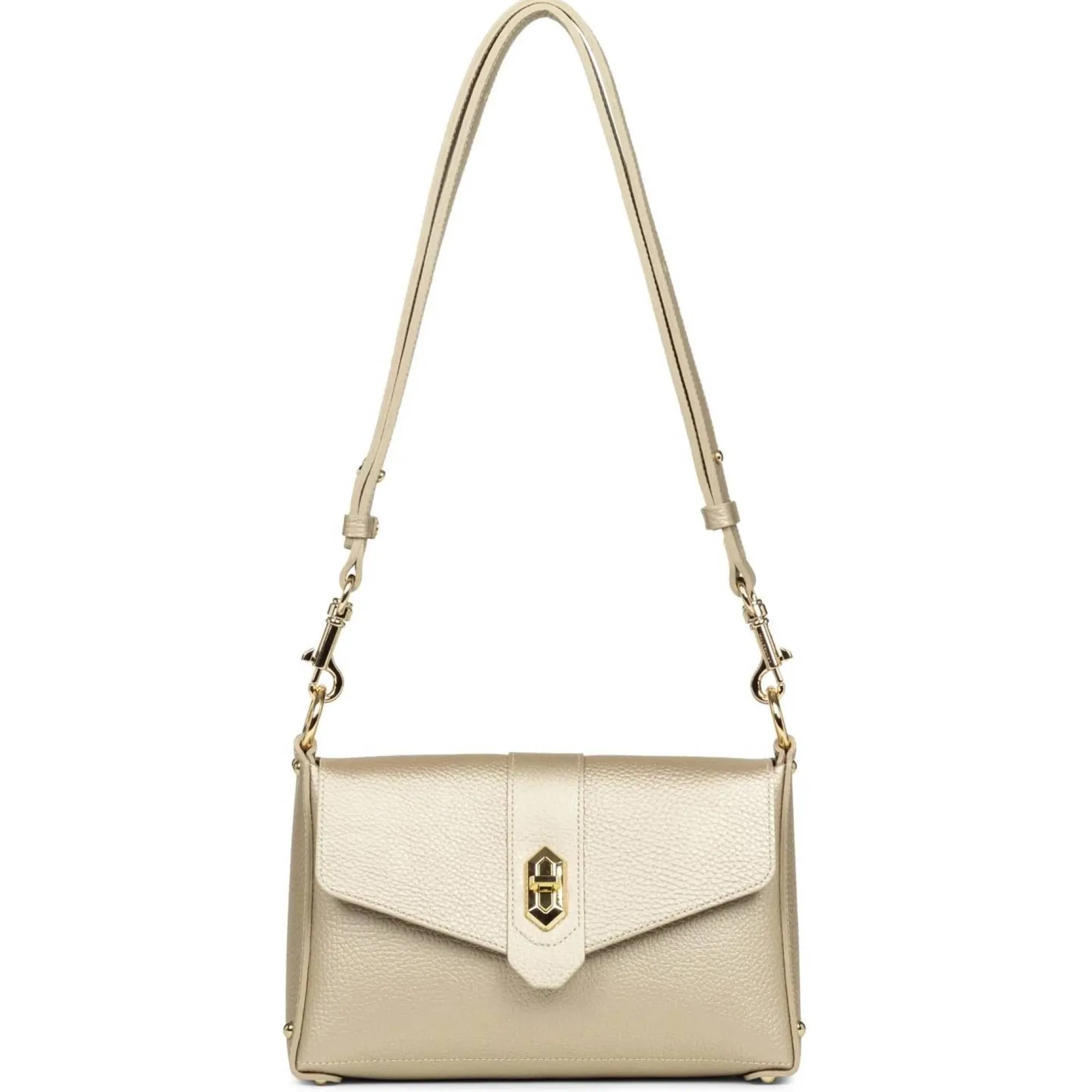 Lancaster Sacs Bandoulière*Sac trotteur Foulonne Double rabat fermoir