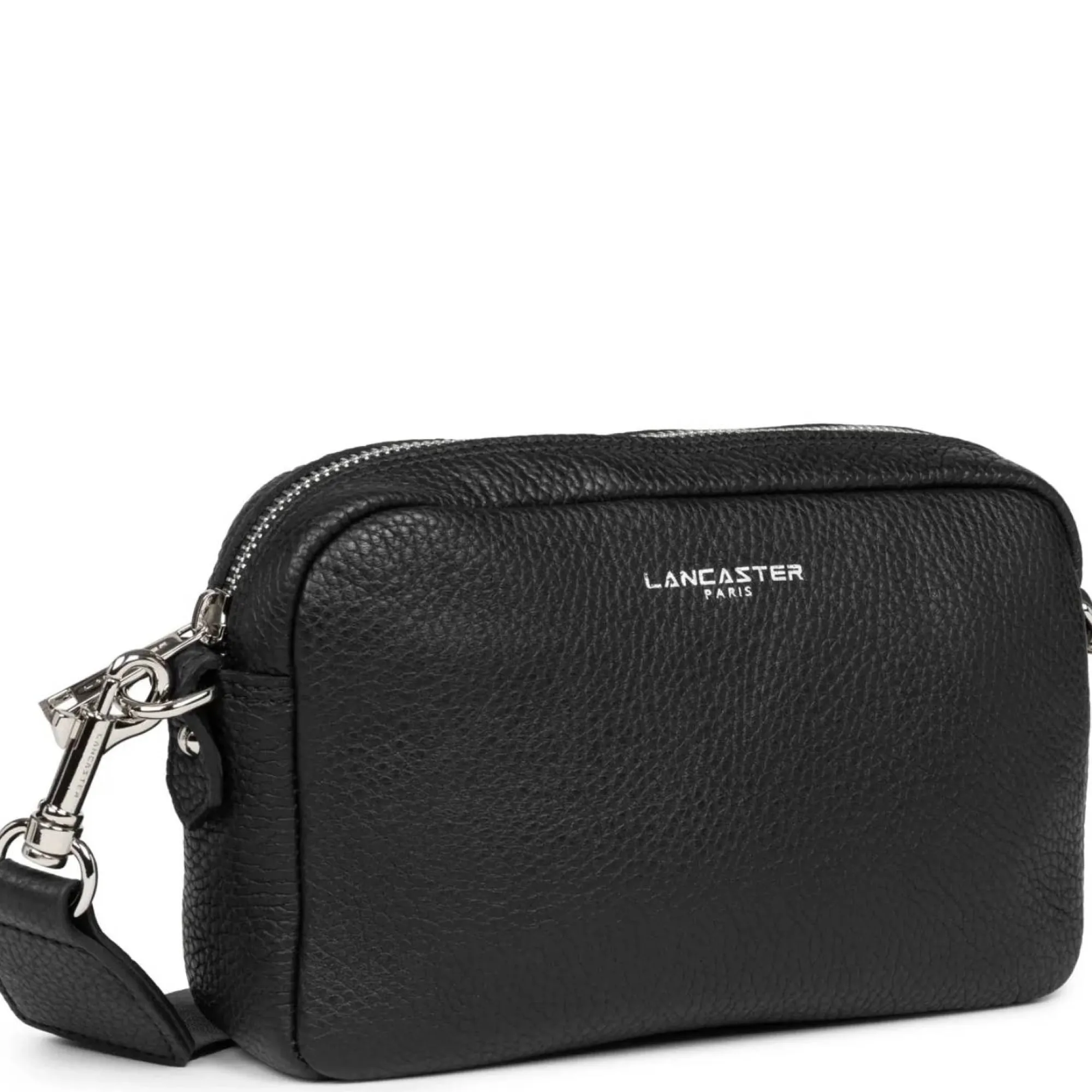 Lancaster Sacs Bandoulière*Sac trotteur zippe Studio Mixte en cuir Noir