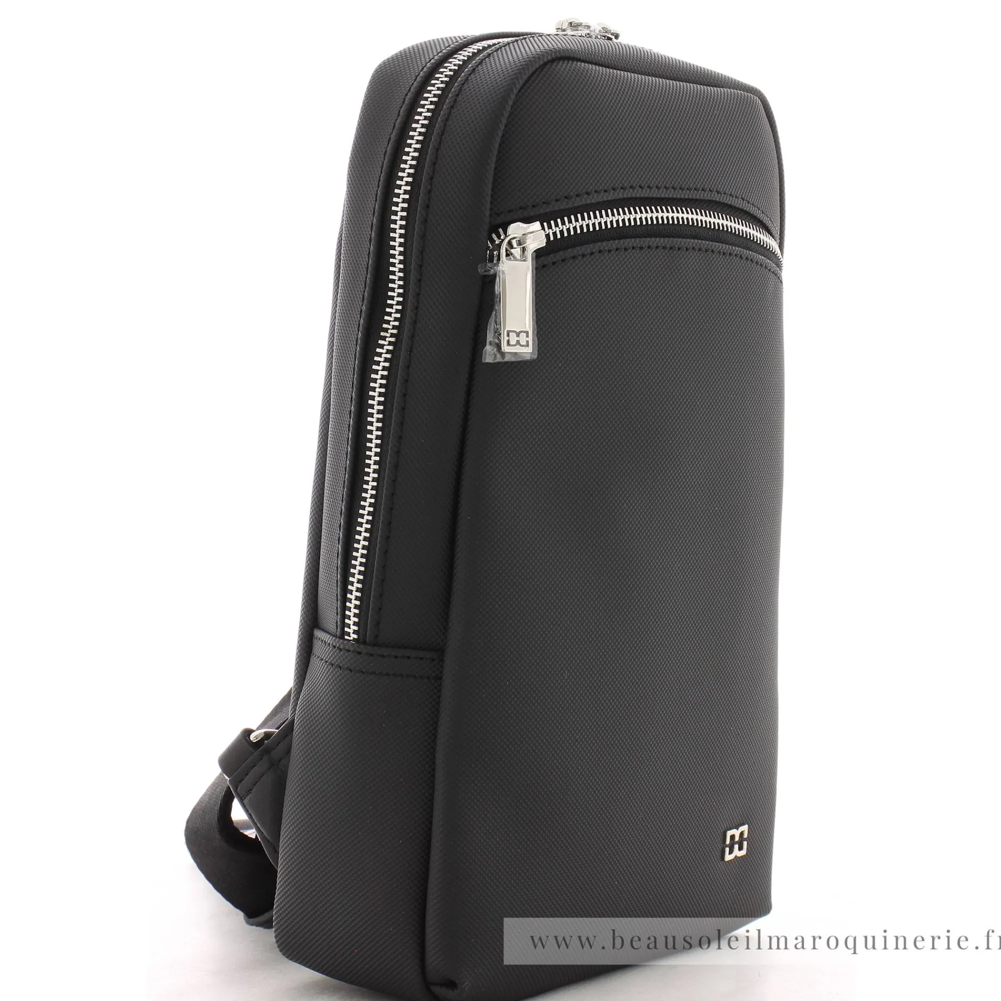 David William Sacoches Homme*Sacoche mono-bandouliere Dartan similicuir Noir